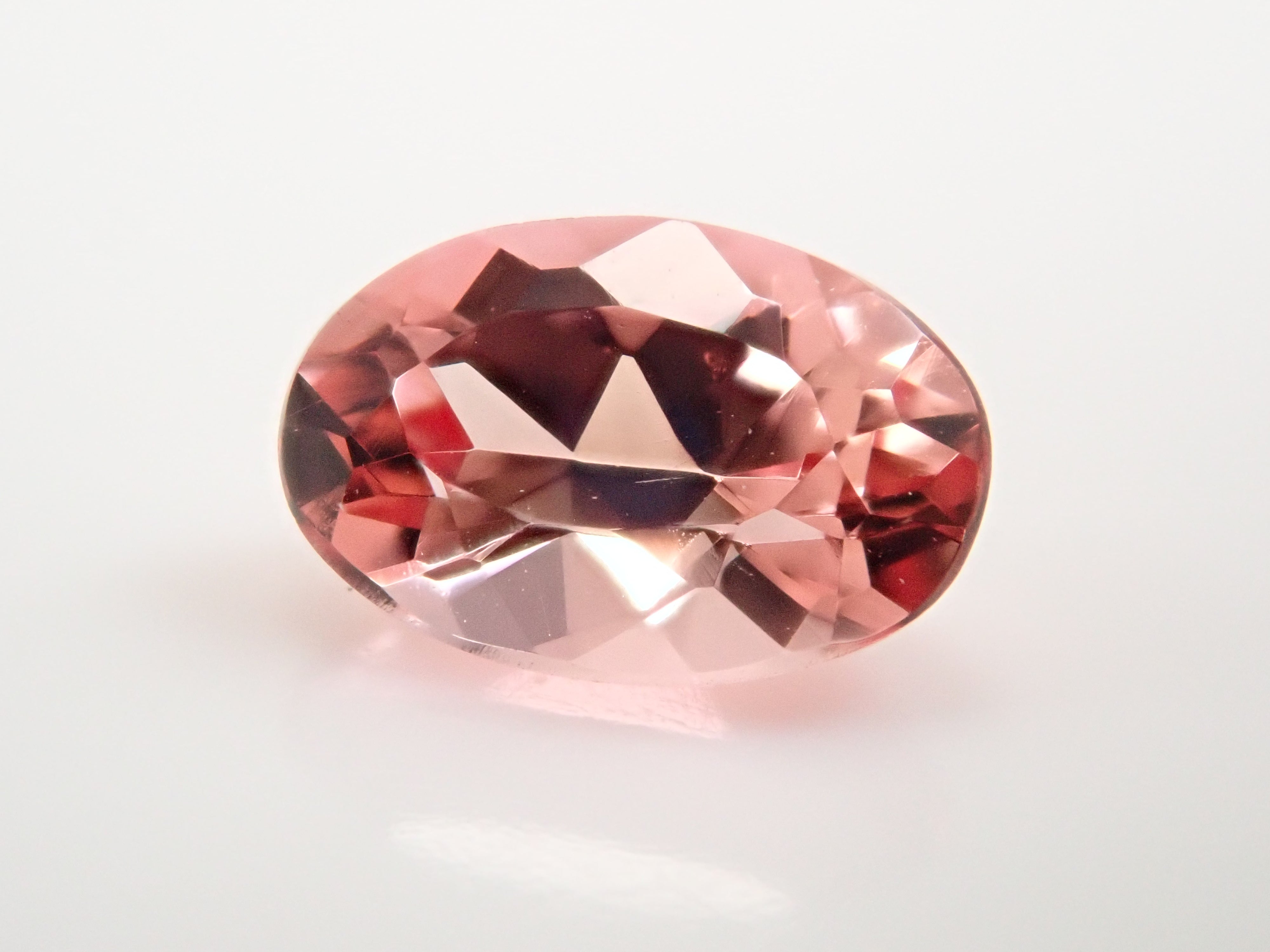 巴西未經加熱的粉紅帝王托帕石（雪莉粉）0.594克拉裸石