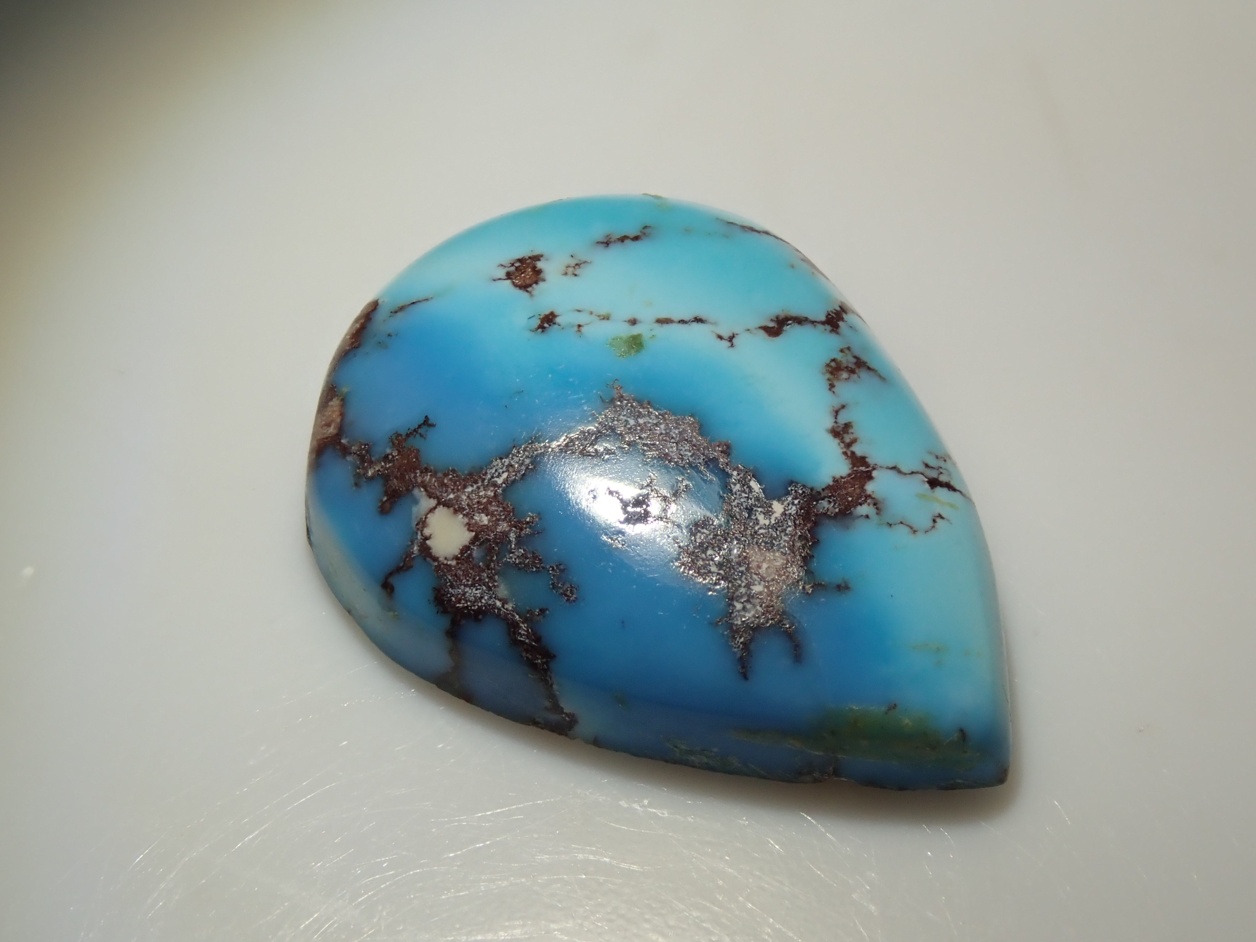 [On Sale at 10 PM on January 28th] 2.882ct Golden Hill Turquoise from Kazakhstan