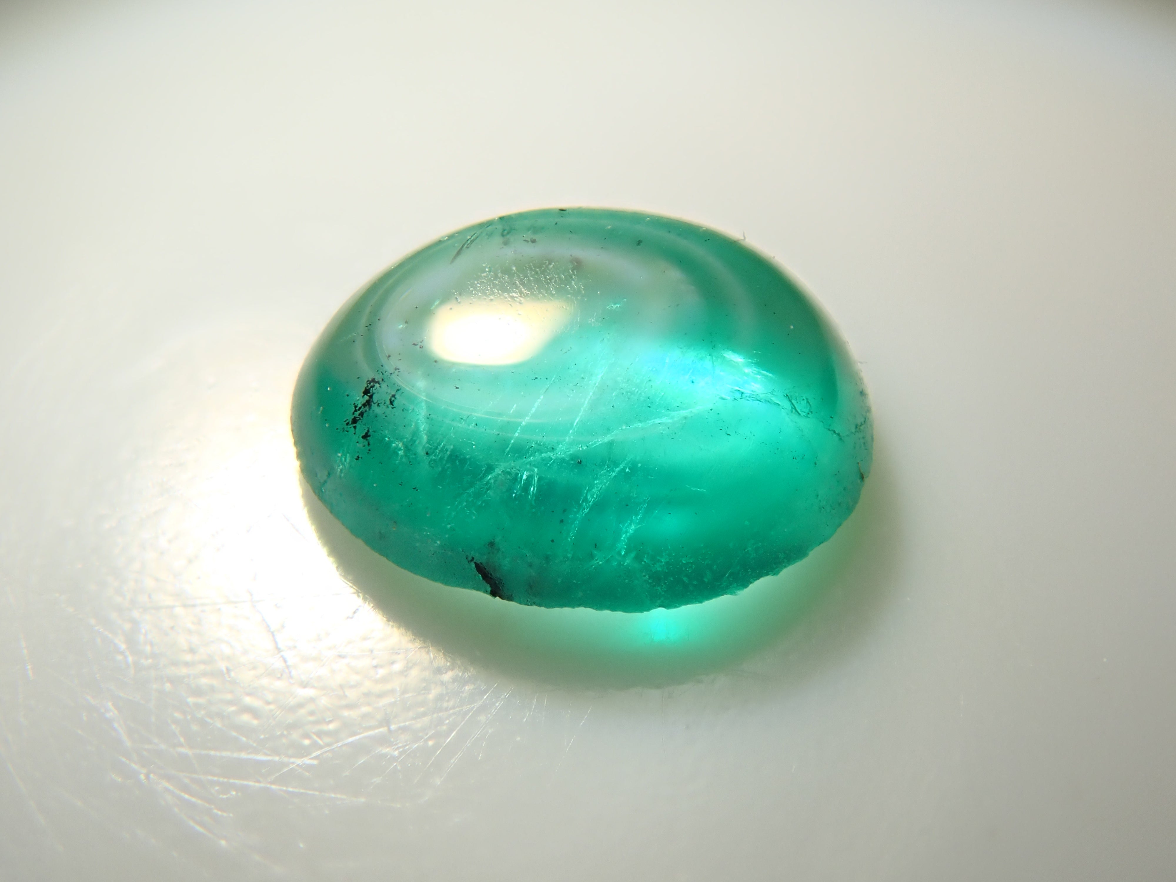 [On Sale at 10 PM on January 28th] Colombian Emerald Cat's Eye 0.238ct Loose