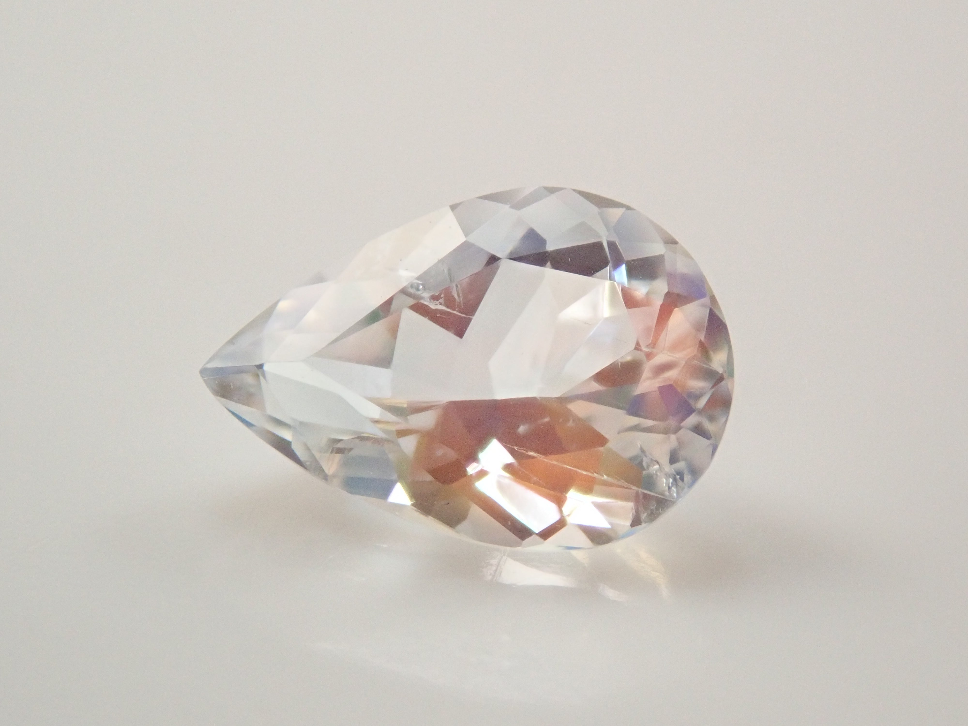 Madagascar Andesine Labradorite (commonly known as Rainbow Moonstone) 0.498ct Loose Stone