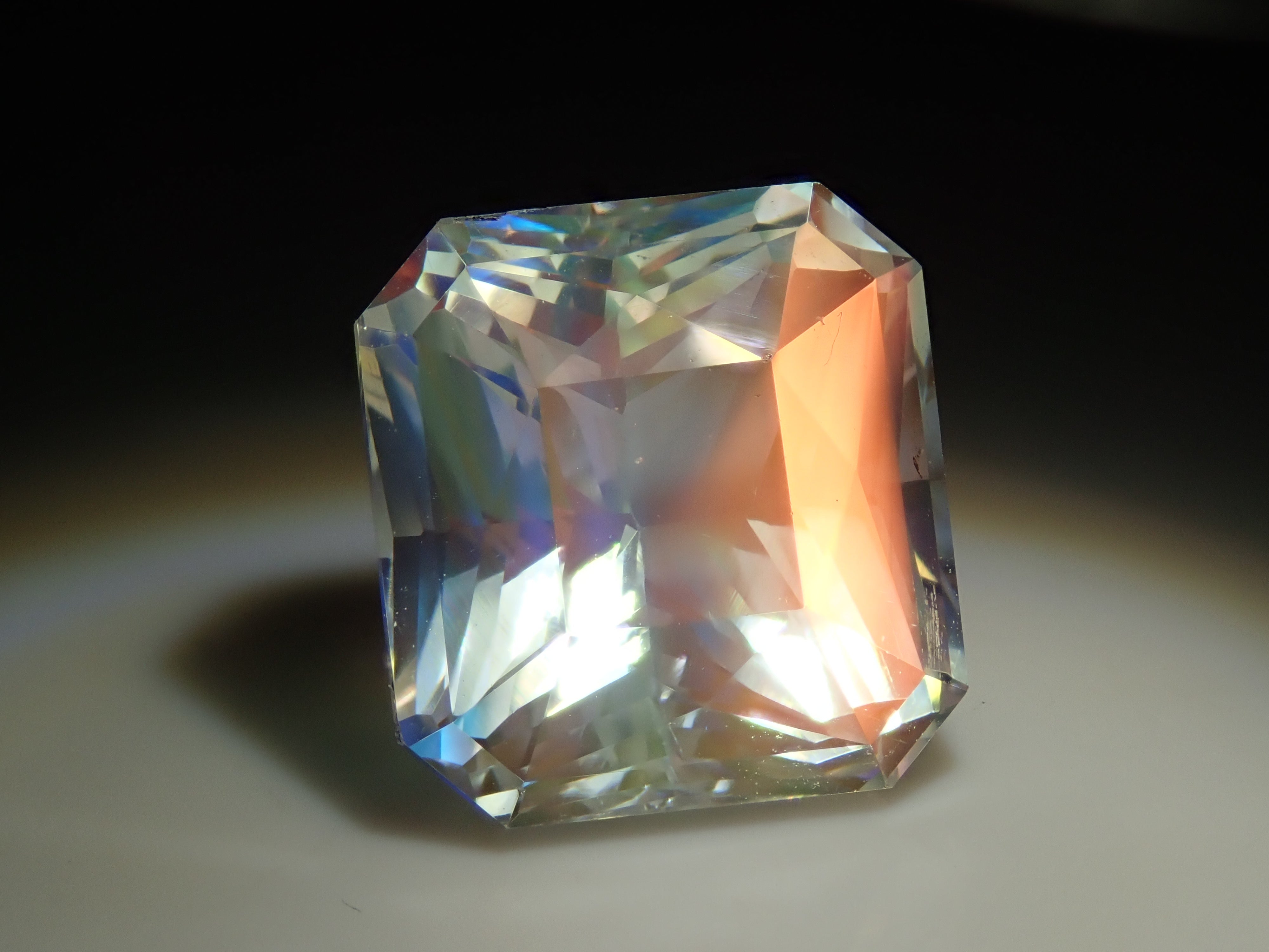 Madagascar Andesine Labradorite (commonly known as Rainbow Moonstone) 4.894ct Loose Stone