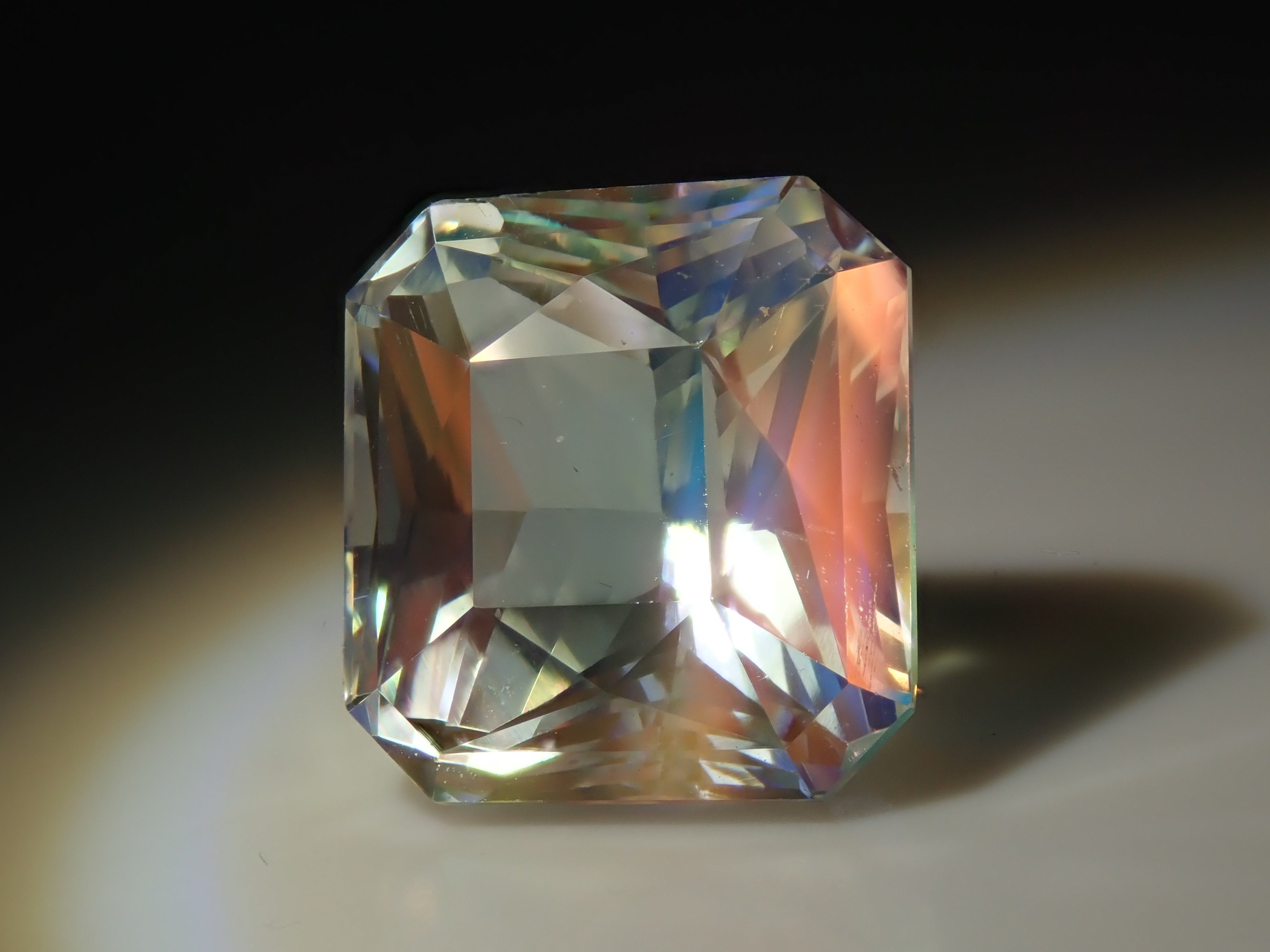 Madagascar Andesine Labradorite (commonly known as Rainbow Moonstone) 4.894ct Loose Stone