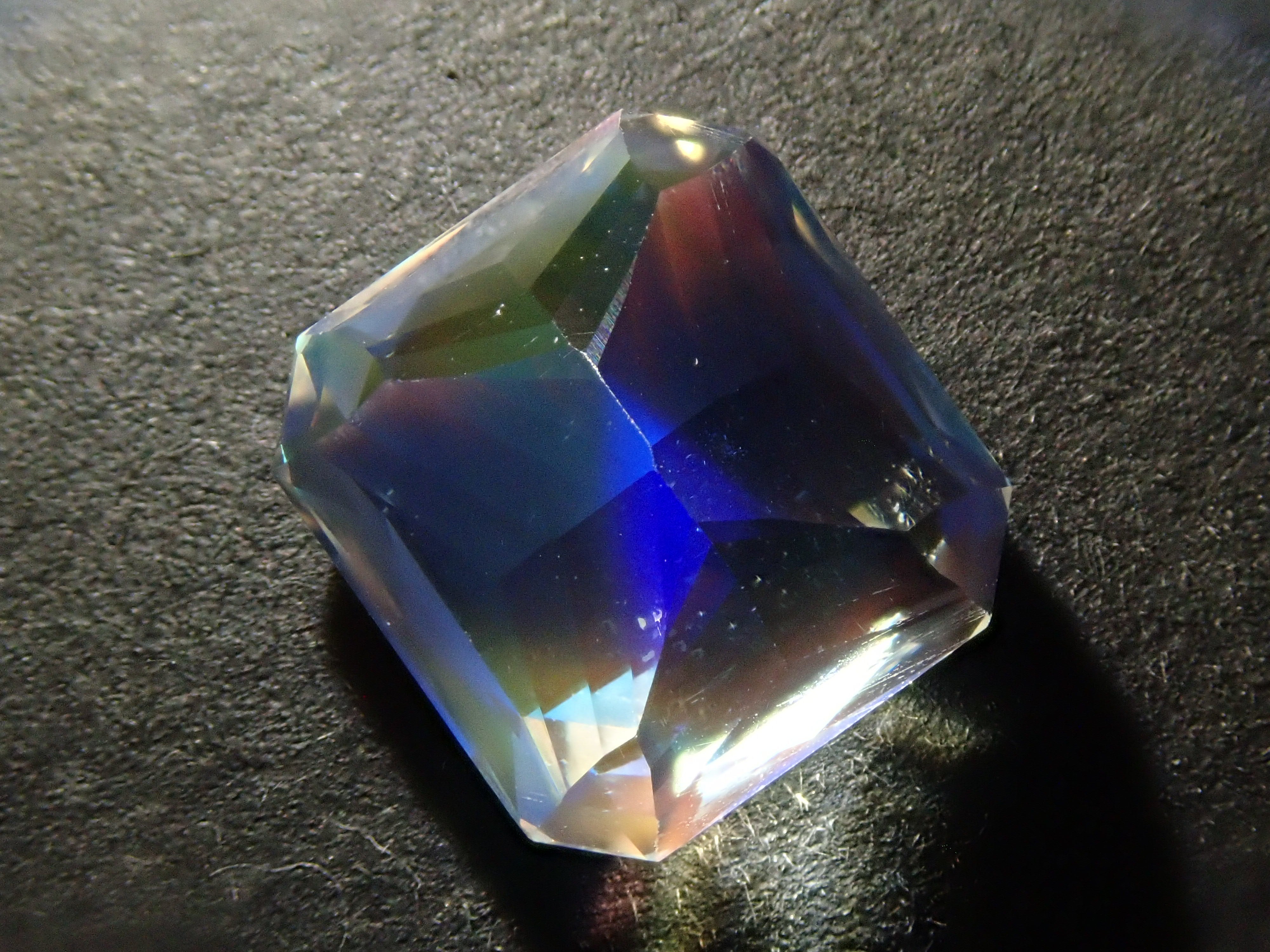 Madagascar Andesine Labradorite (commonly known as Rainbow Moonstone) 4.894ct Loose Stone