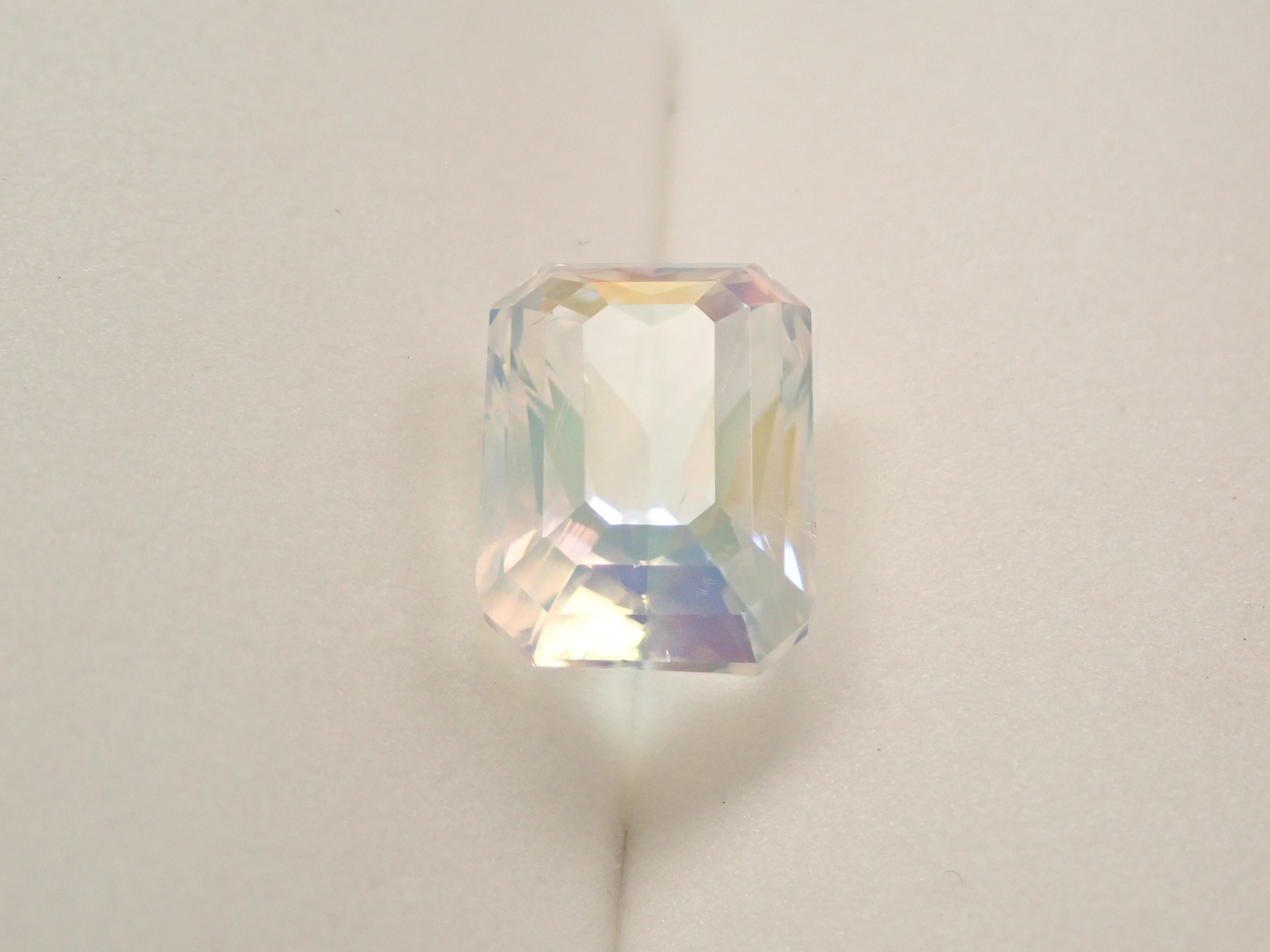 Madagascar Andesine Labradorite (commonly known as Rainbow Moonstone) 4.867ct Loose Stone