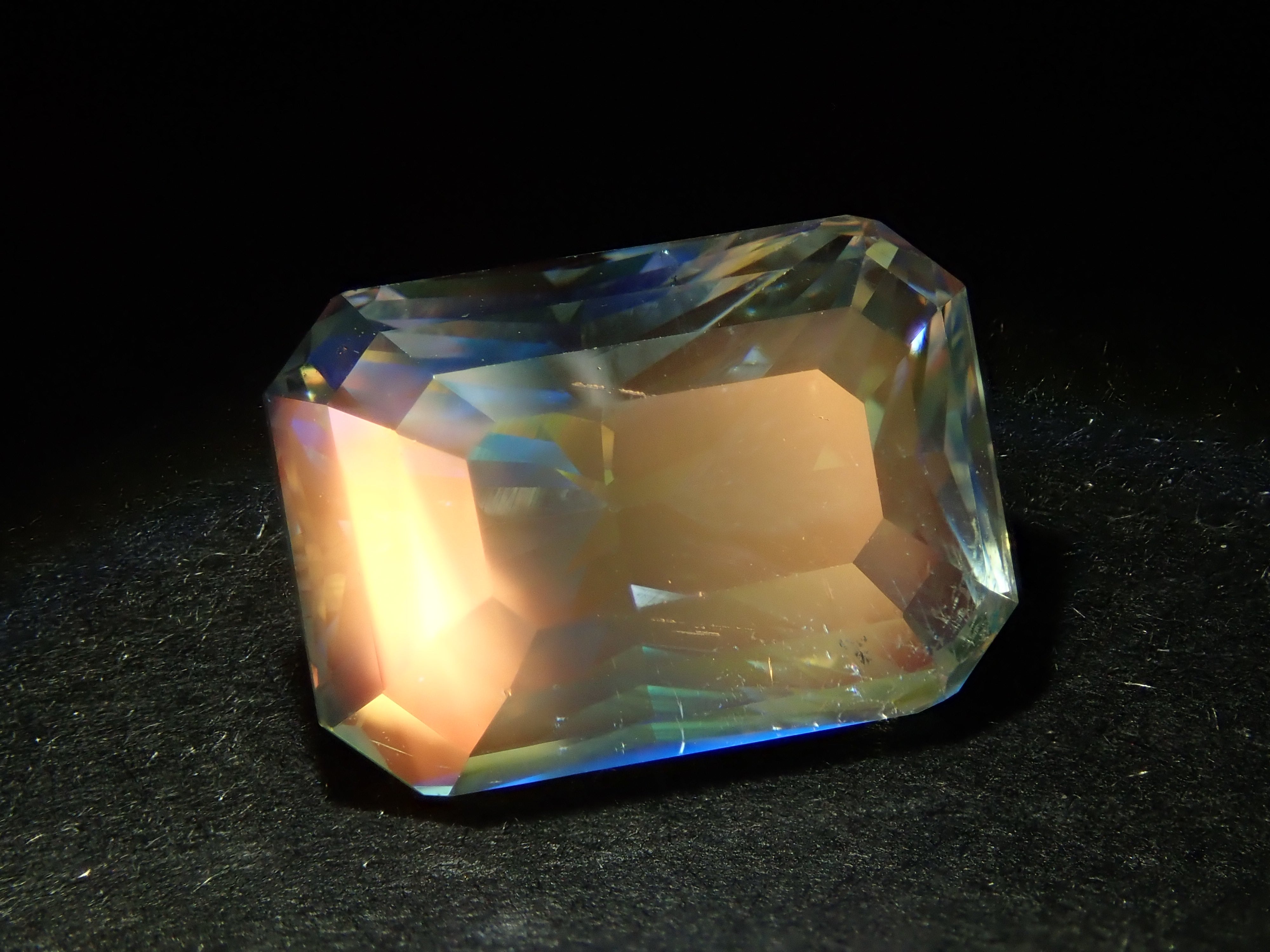 Madagascar Andesine Labradorite (commonly known as Rainbow Moonstone) 4.867ct Loose Stone