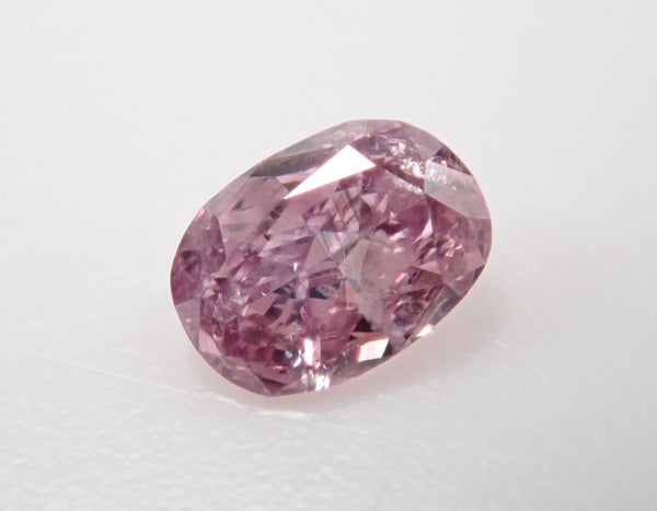 Pink diamond 0.086ct loose (FANCY INTENSE PURPLE PINK, I1)