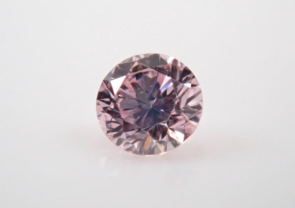 粉紅鑽石 2.1 毫米/0.041 裸鑽（淡紫粉紅色，VS2）