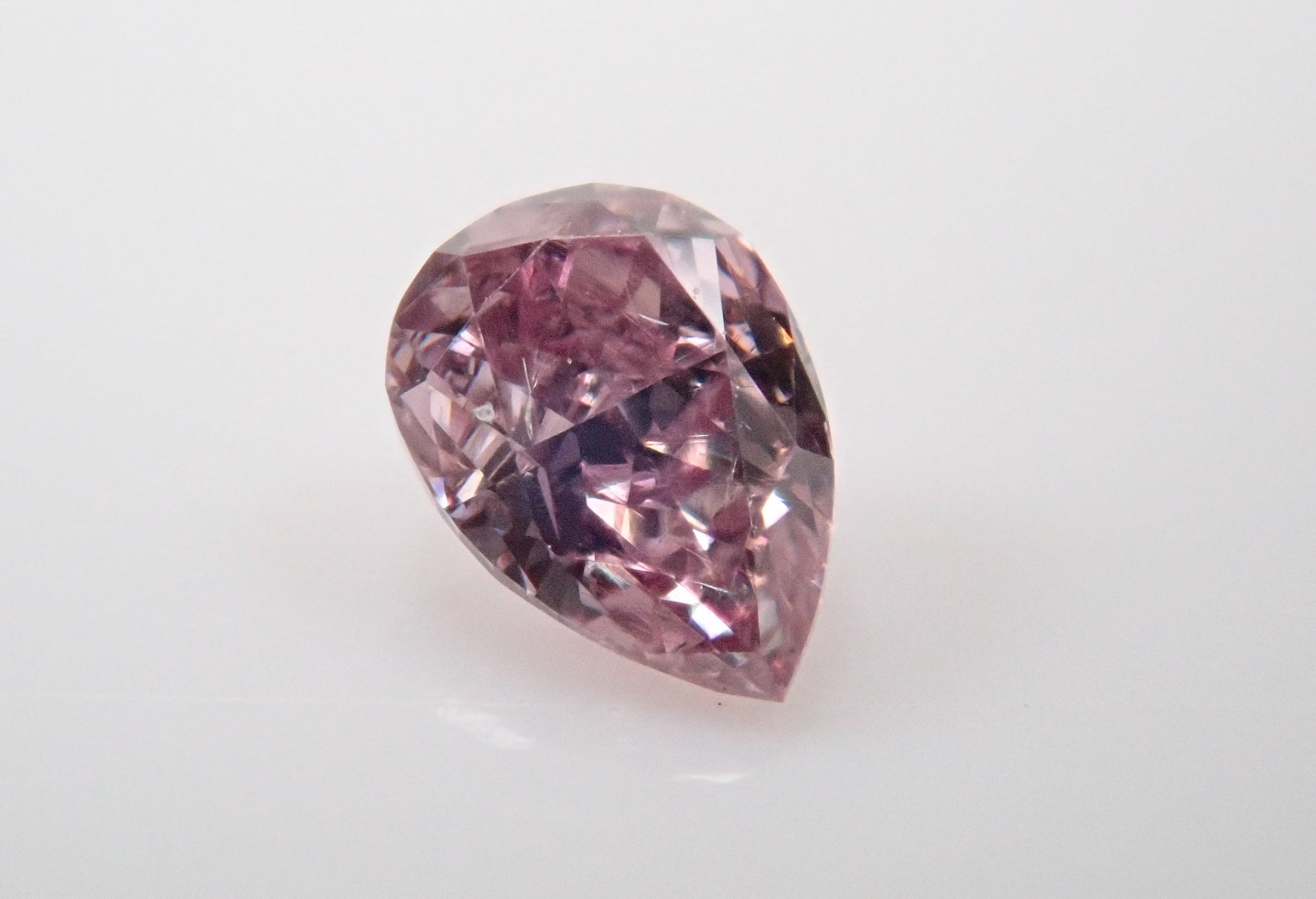 ピンクダイヤモンド 0.073ルース(FANCY DEEP PURPLISH PINK, SI1) 