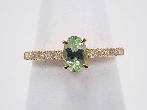 ミントガーネットリング 13号 k10 erikocreation カラーチェン P1262095_d7fb49f6-4c3f-44e0-