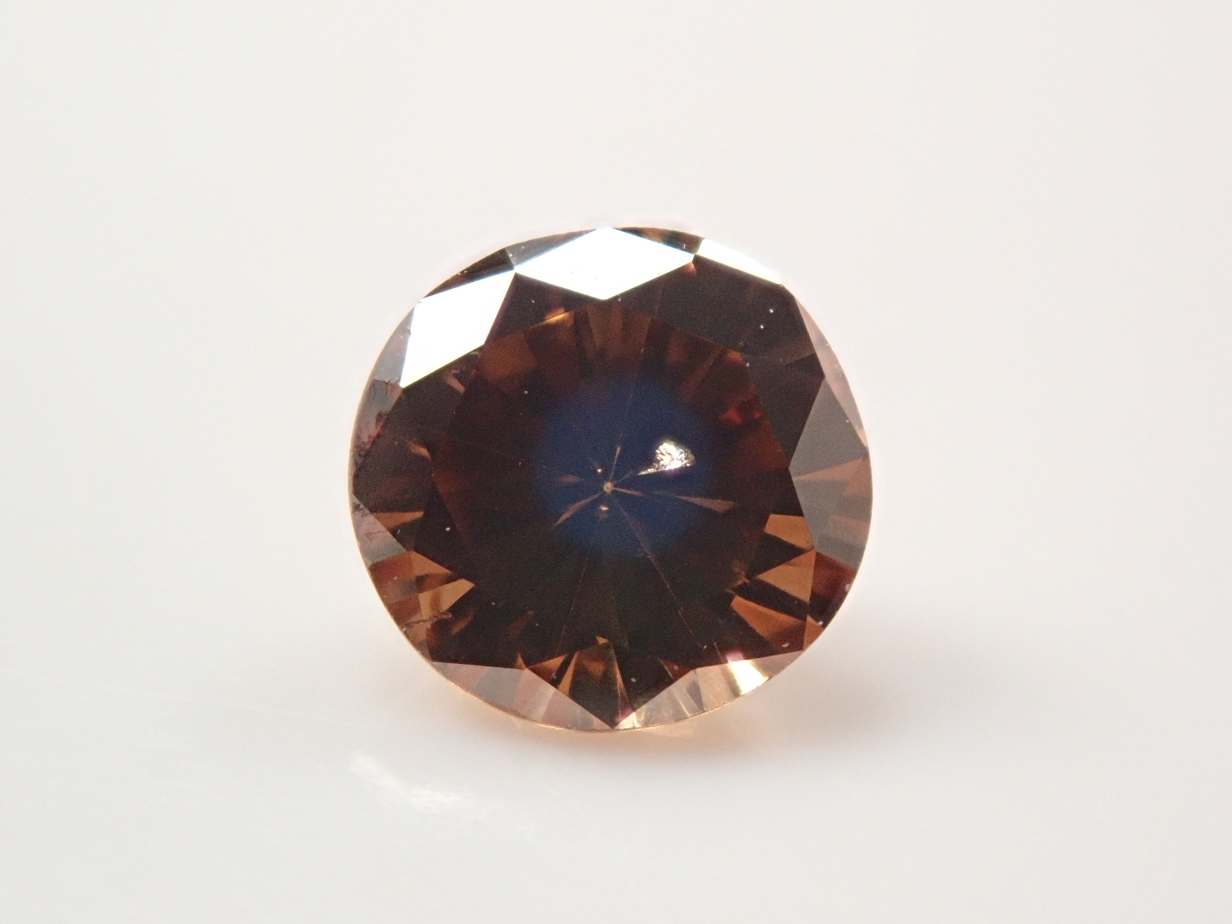 [32501844] Brown Diamond 0.561ct Loose Stone (FANCY DARK BROWN, SI2)