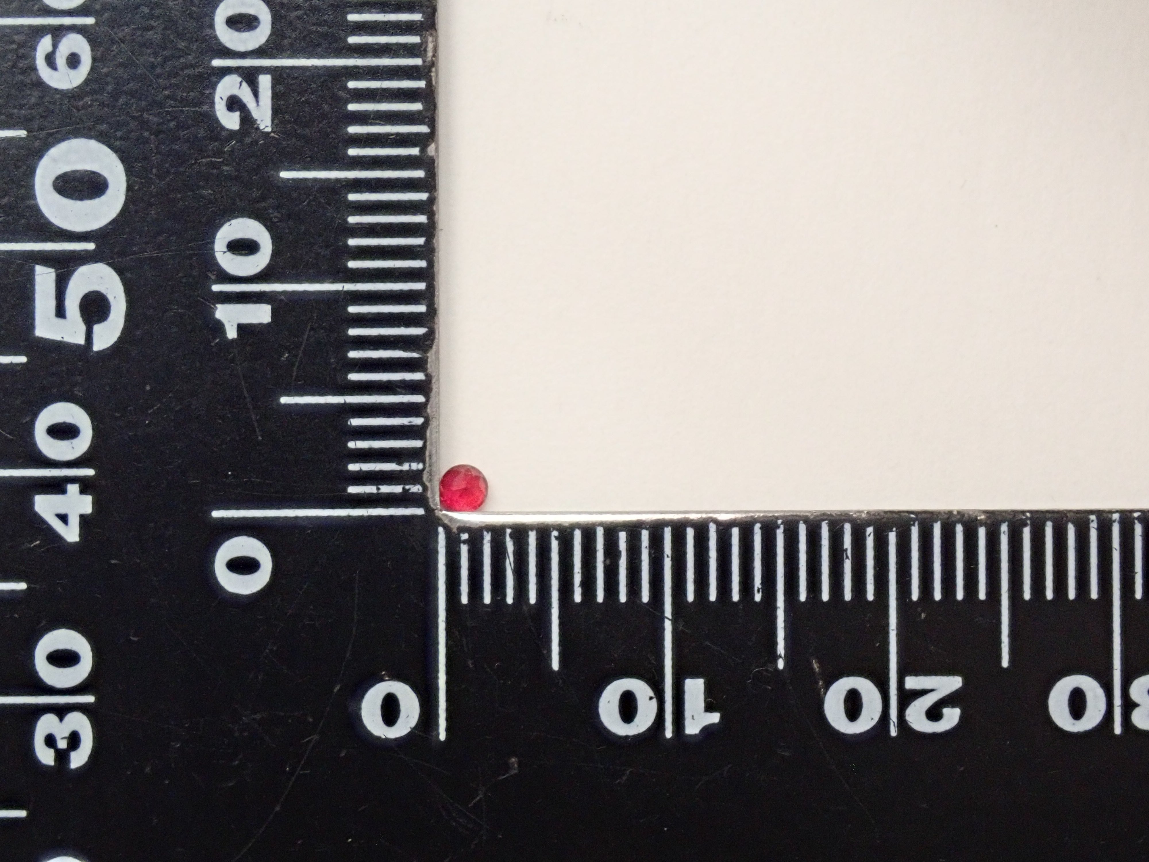 American red beryl 0.047ct loose stone