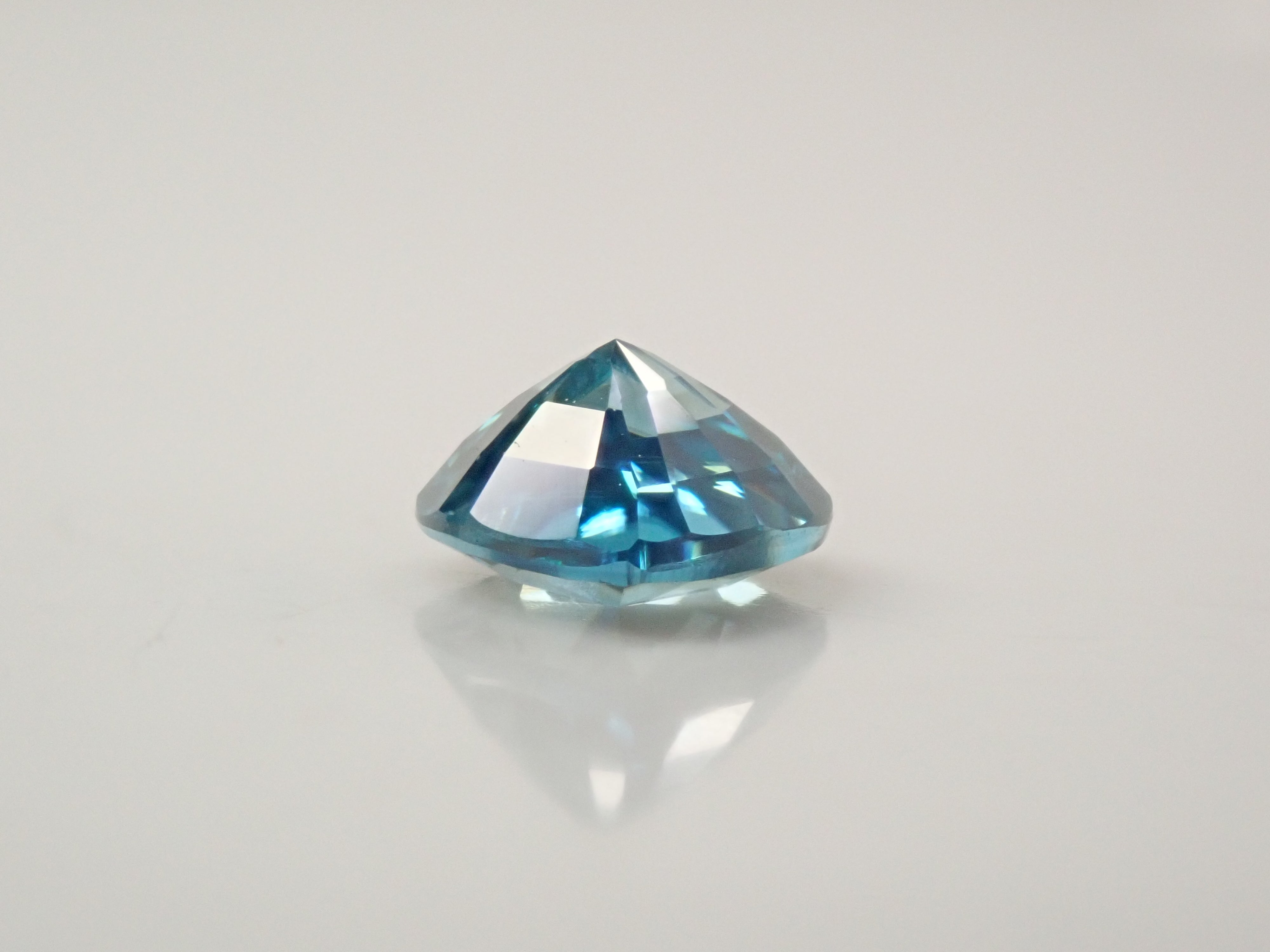 Cambodian blue zircon 1.126ct loose stone