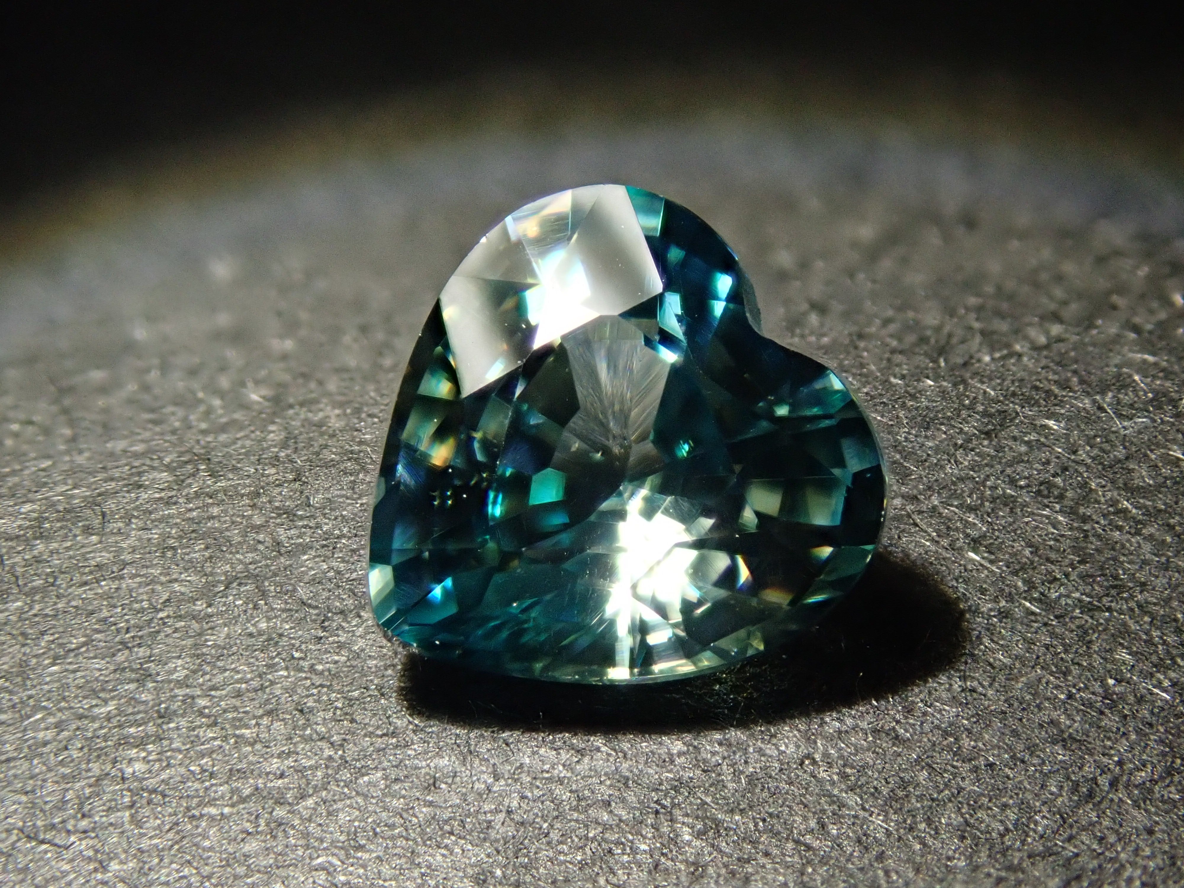 Cambodian blue zircon 1.126ct loose stone