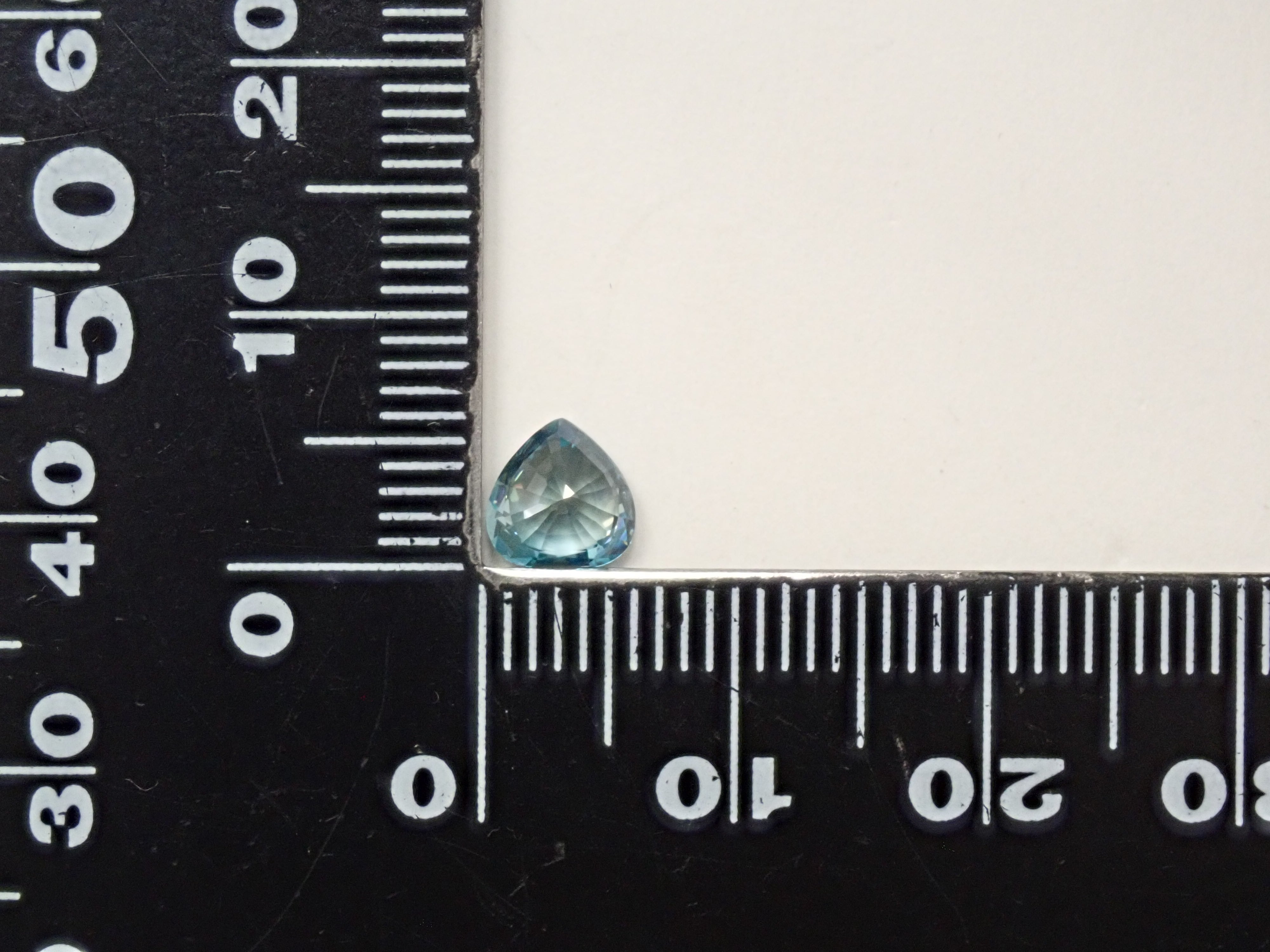 Cambodian blue zircon 1.126ct loose stone