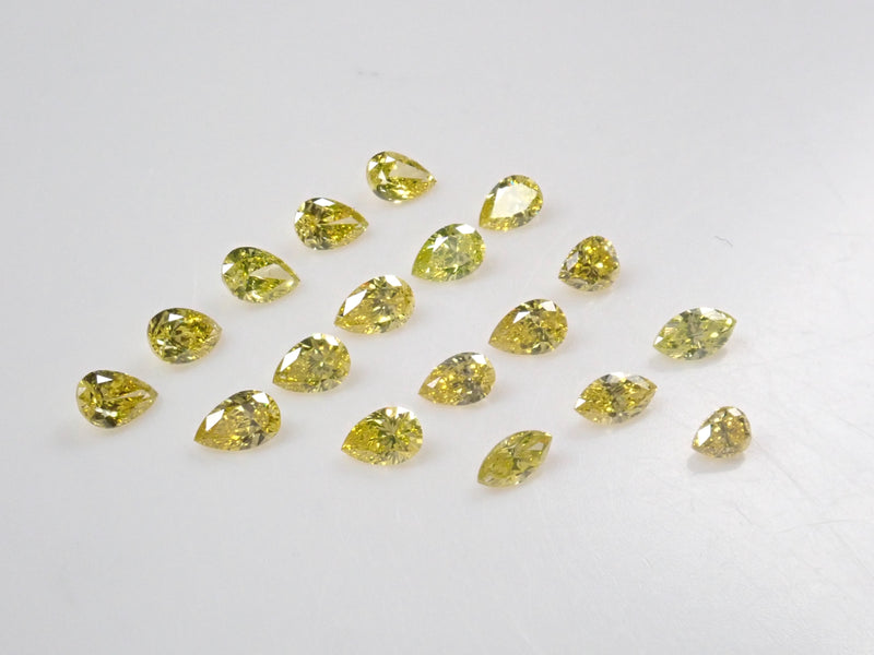 カナリーイエローダイヤモンド1石ルース（VS-SI）《複数購入割引有》