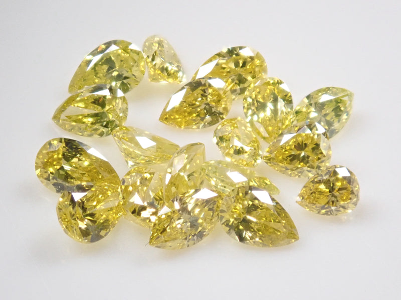 カナリーイエローダイヤモンド1石ルース（VS-SI）《複数購入割引有 