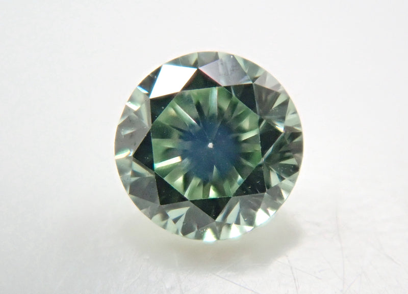 Ice green diamond 2.7mm/0.087ct loose (equivalent to VS class)
