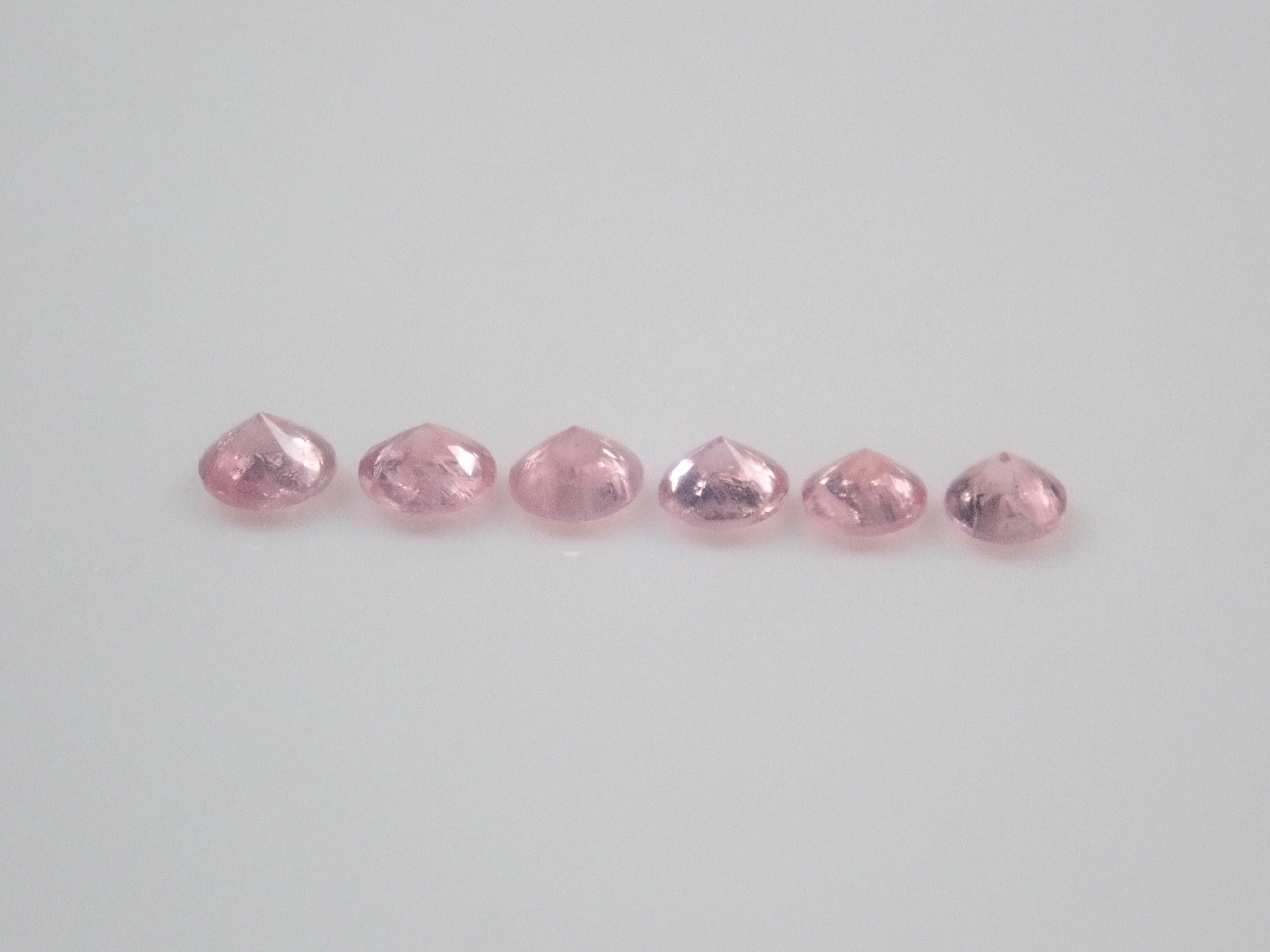 【2/11  22時販売】《限定6石》マダガスカル産ペツォッタイトガチャ（2.2~2.5mm,ラウンドカット）《複数購入割引有》