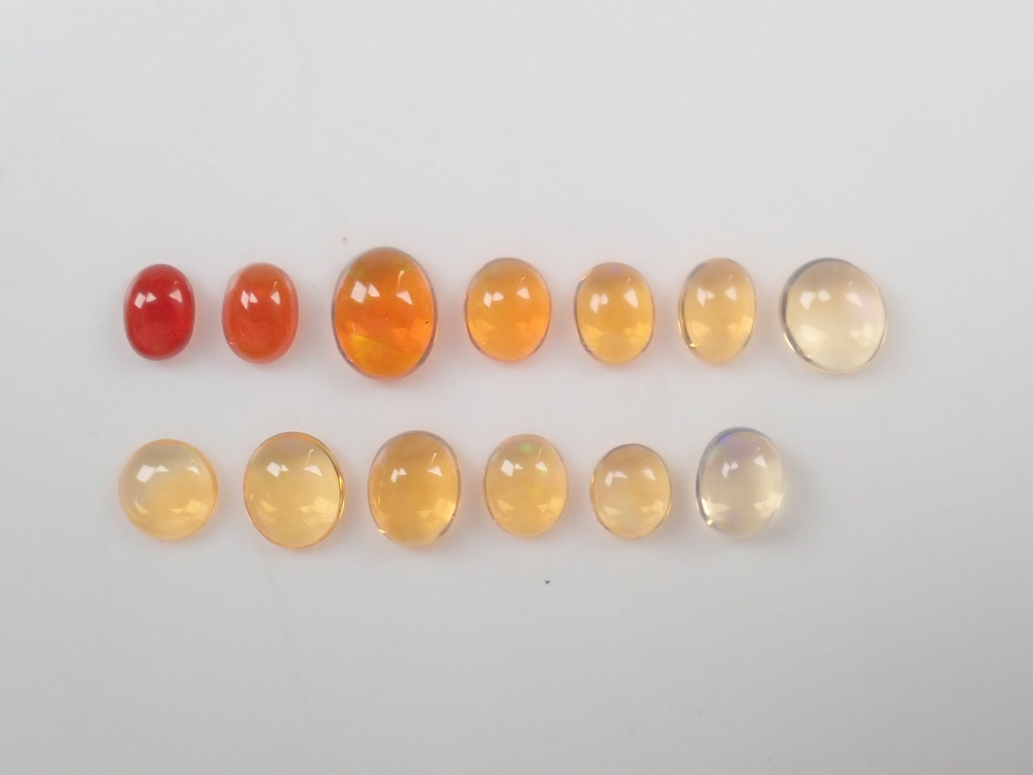 【2/22 22時販売】《限定13石》メキシコ産オパール（カボションカット）ガチャ《複数購入割引有》