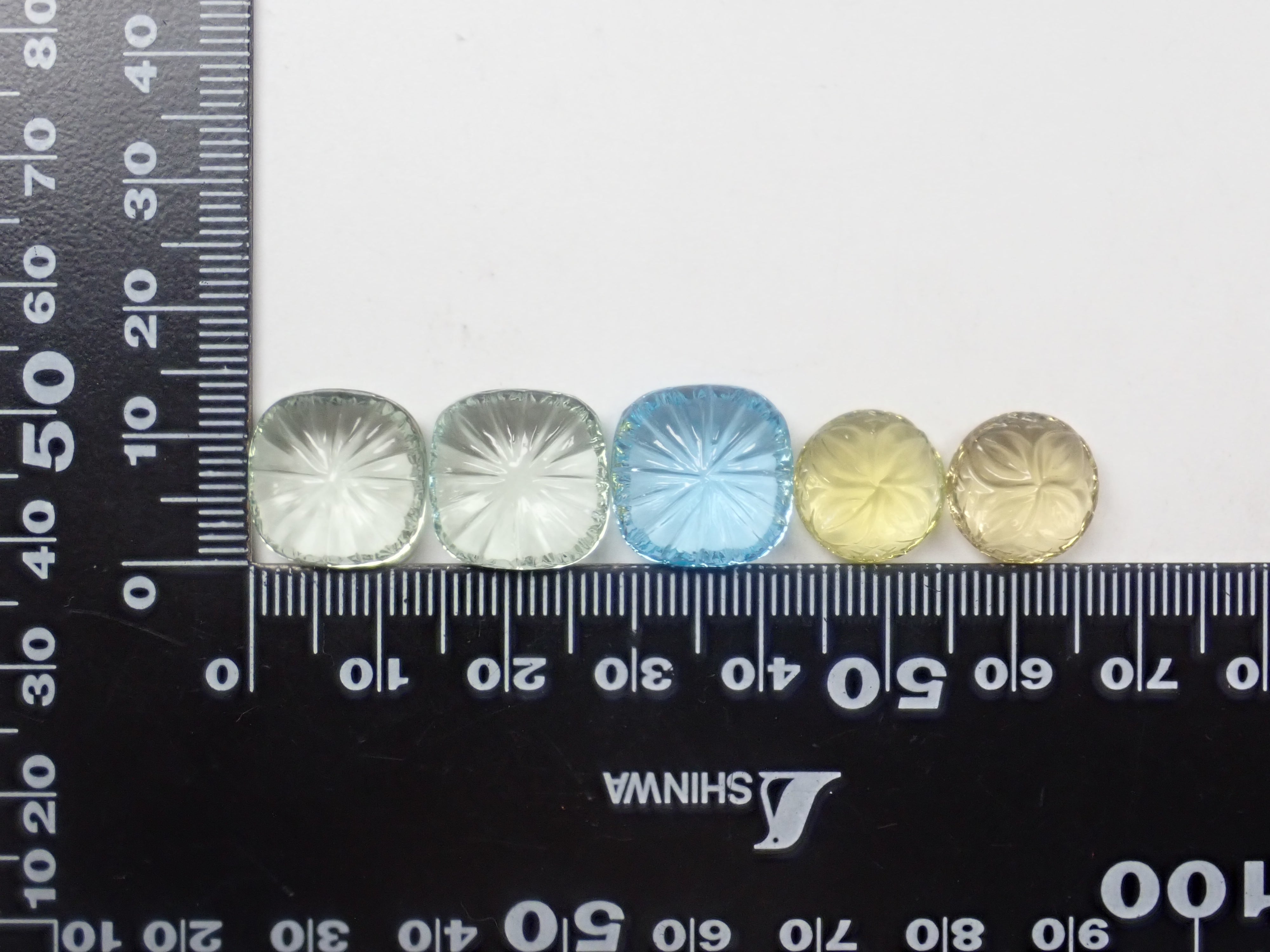 限定5石》カービングルースガチャ💎グリーンクォーツ、レモンクォーツ
