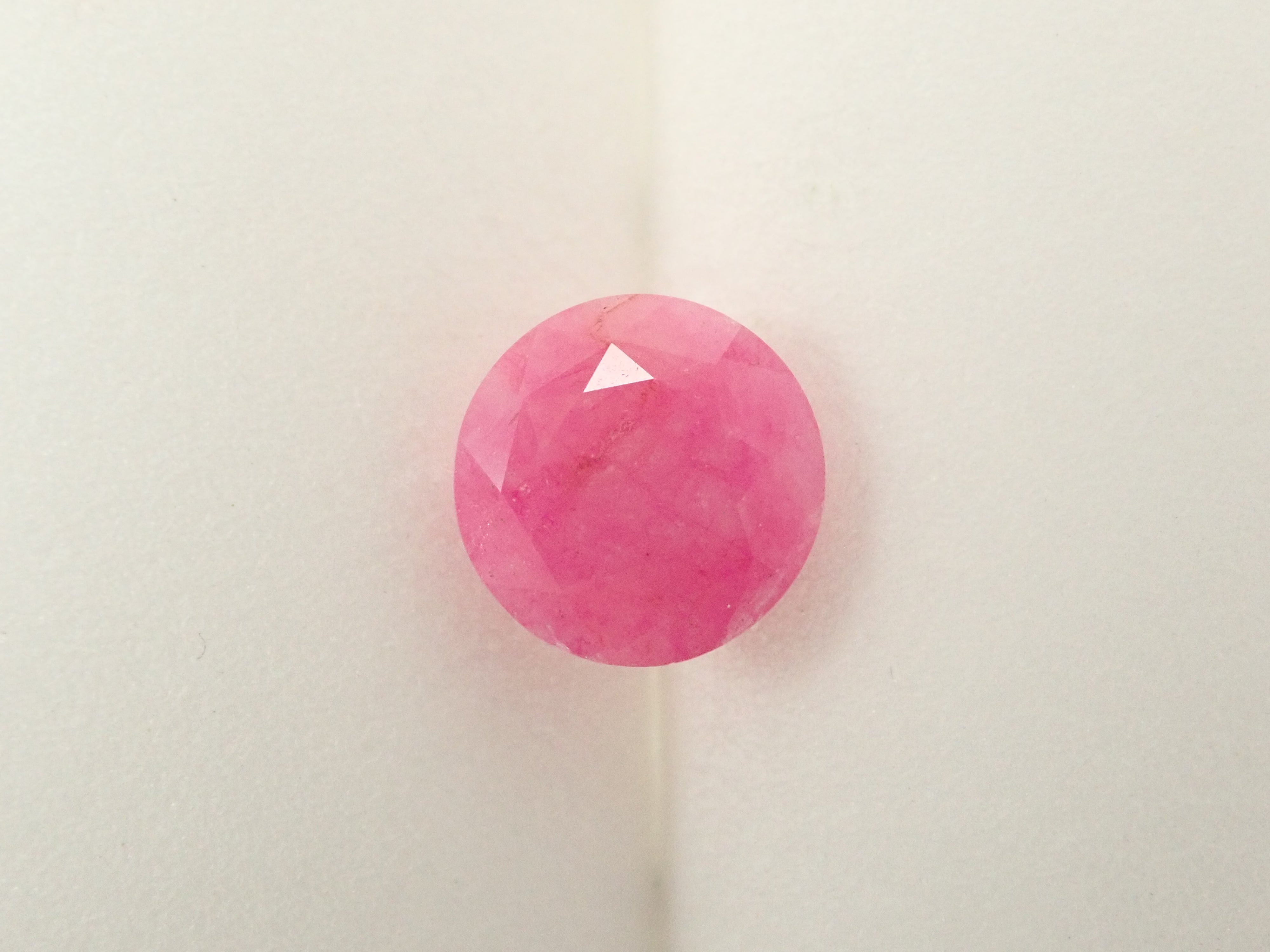 コンゴ産コバルトカルサイト 7.5mm/1.791ctルース