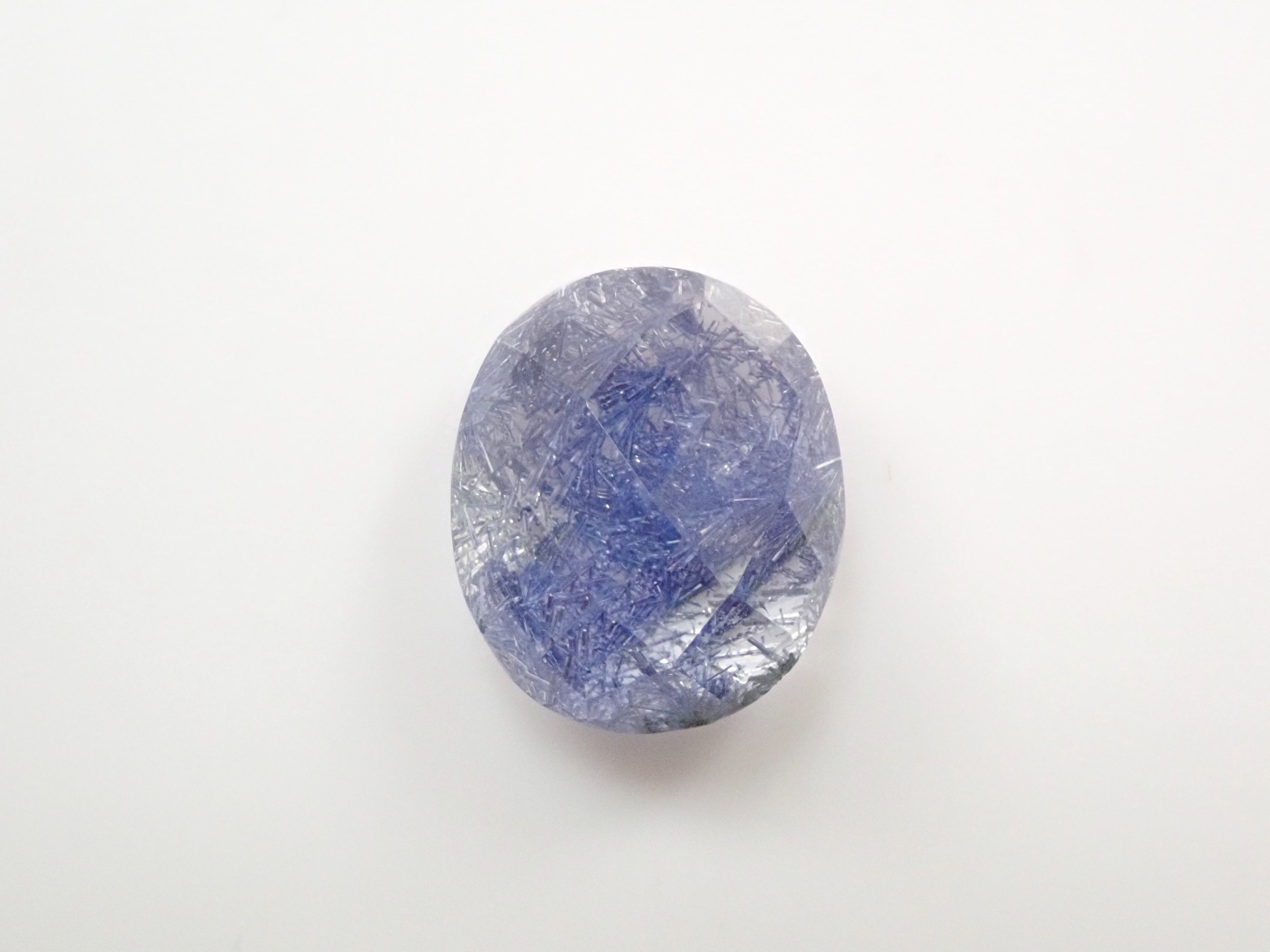 [On sale from 22:00 on 2/9] [Koshu Precious Stone Cutting] Brazilian Dumortierite in Quartz 3.169ct Loose Patch