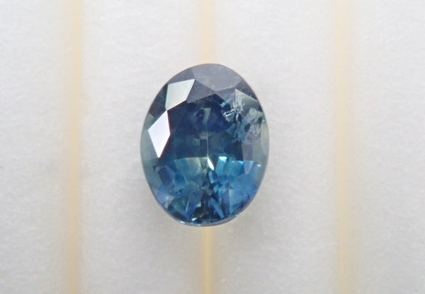 蒙大拿藍寶石 0.397 克拉裸石（雙色藍寶石）