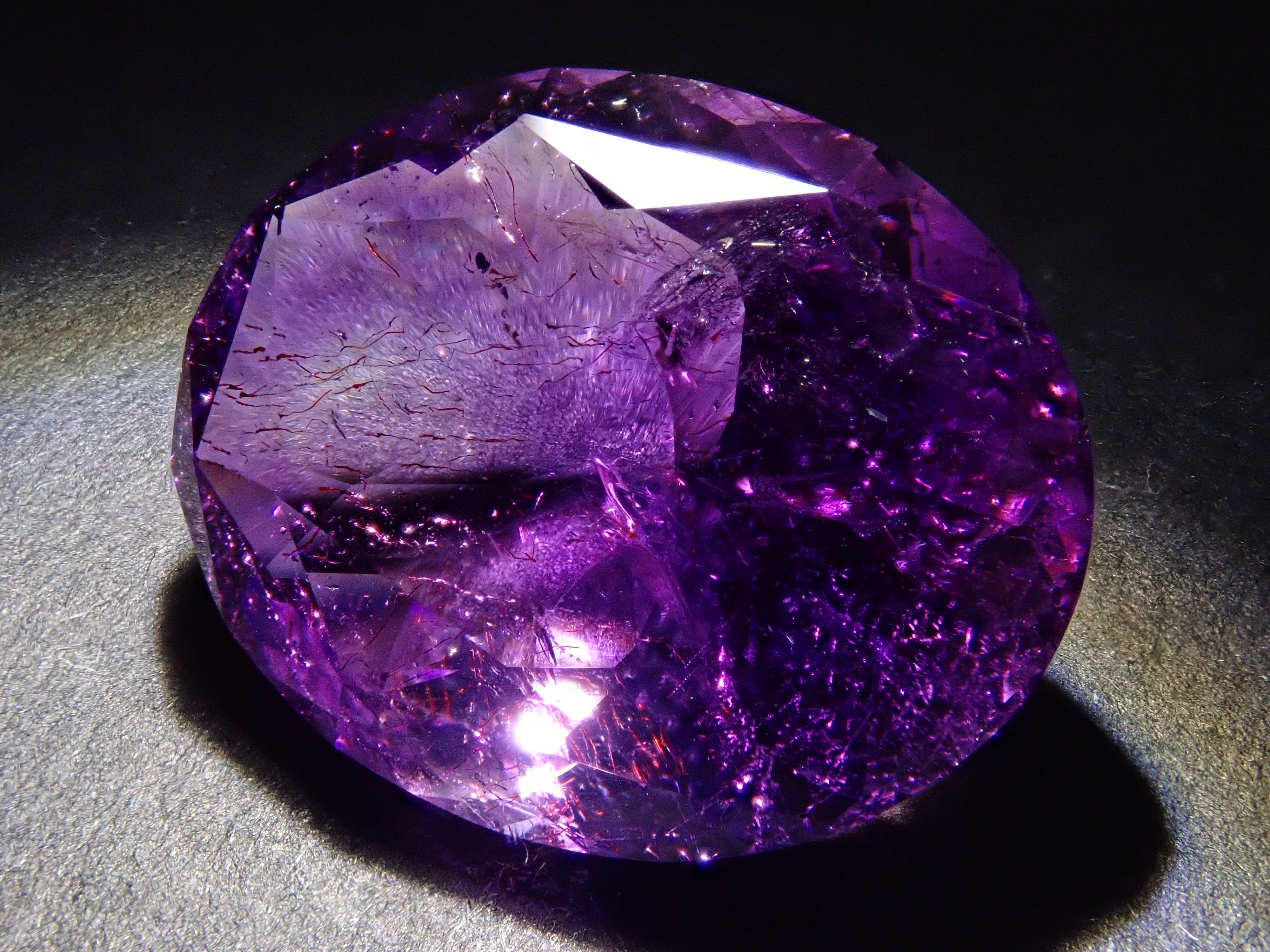 【12561911掲載】ブラジル産ブラジル産エレスチャルアメジスト 15.928ctルース