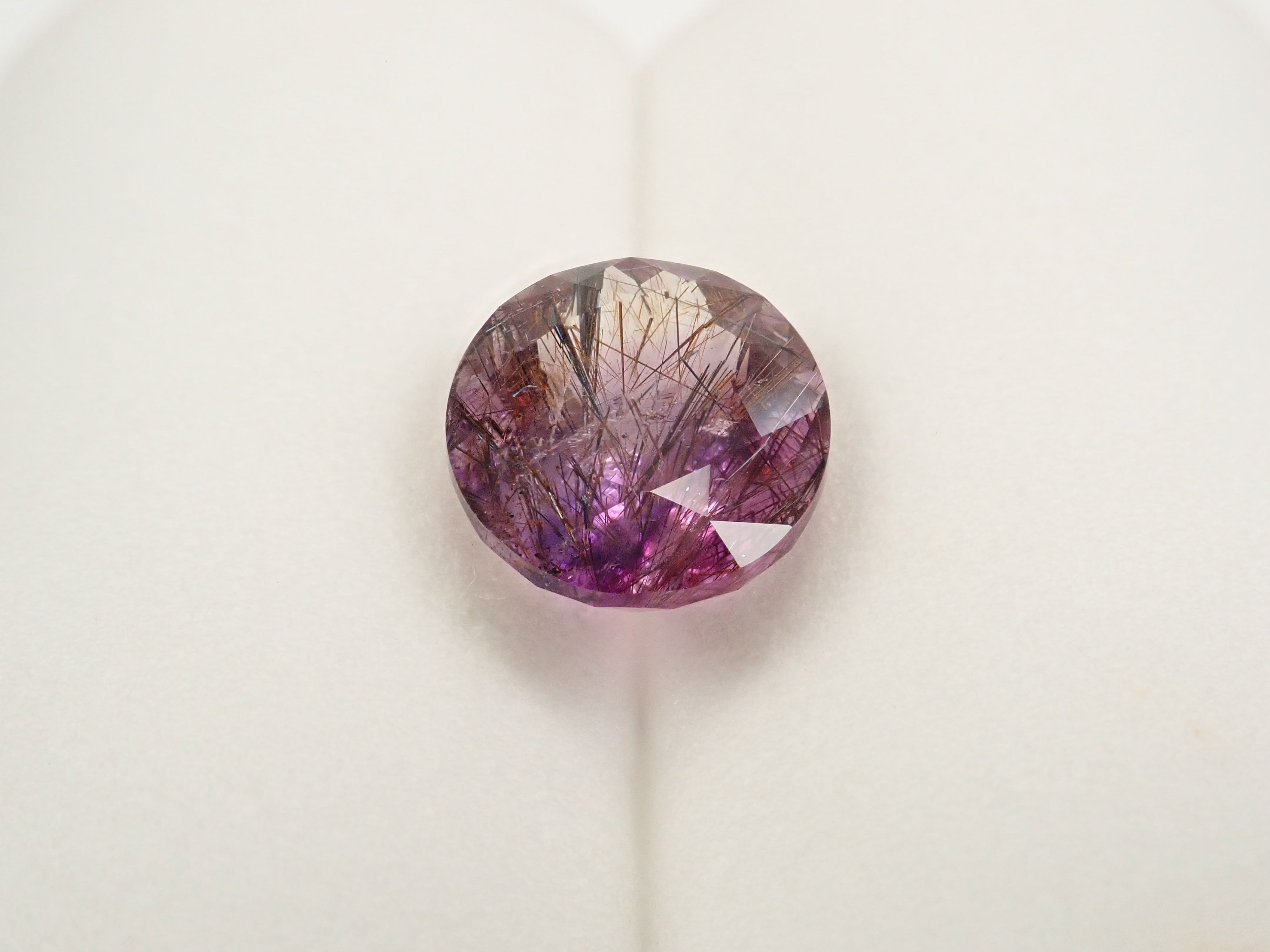 【12559896掲載】ブラジル産エレスチャルアメジスト 3.678ctルース