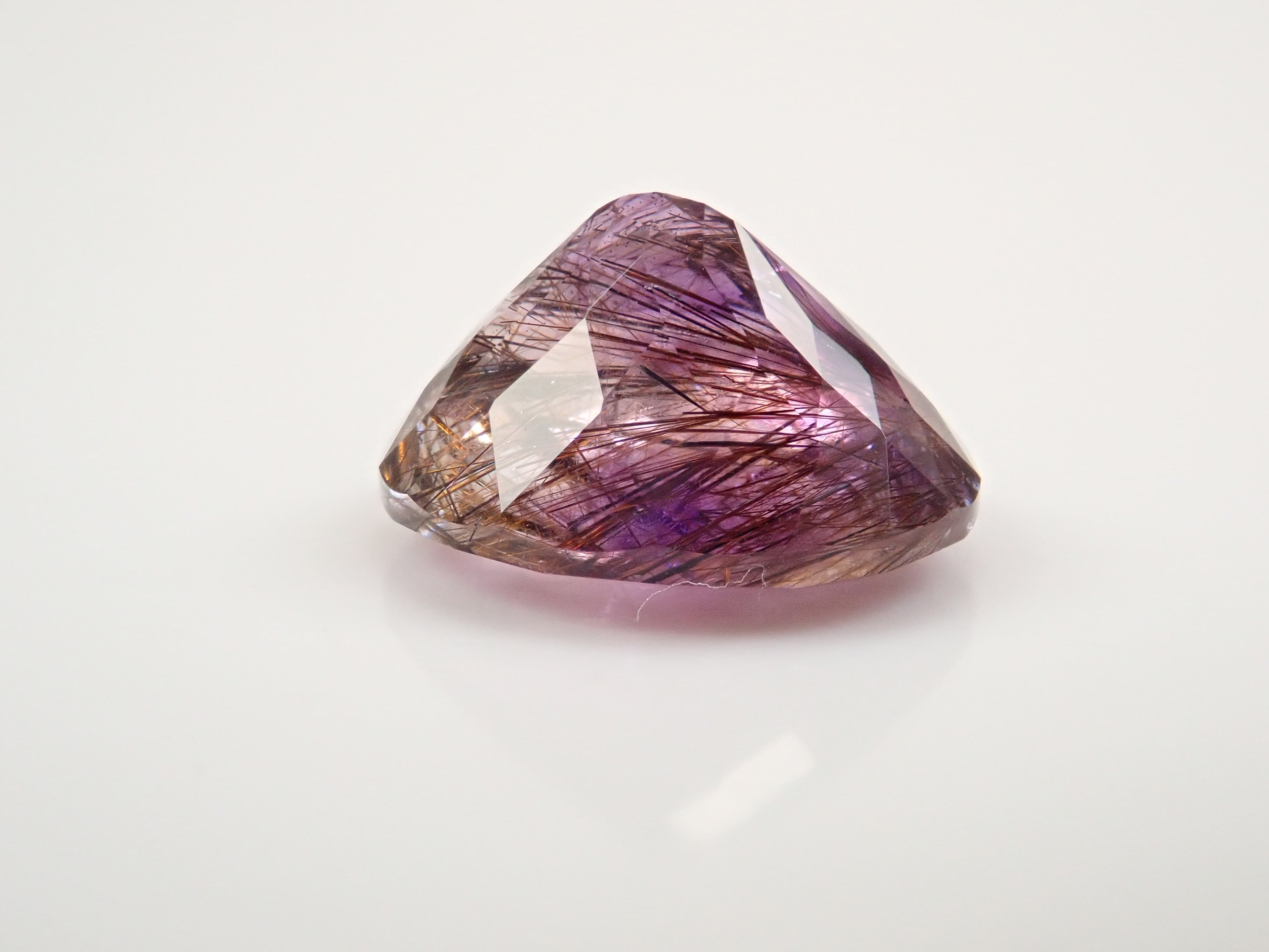 【12559896掲載】ブラジル産エレスチャルアメジスト 3.678ctルース