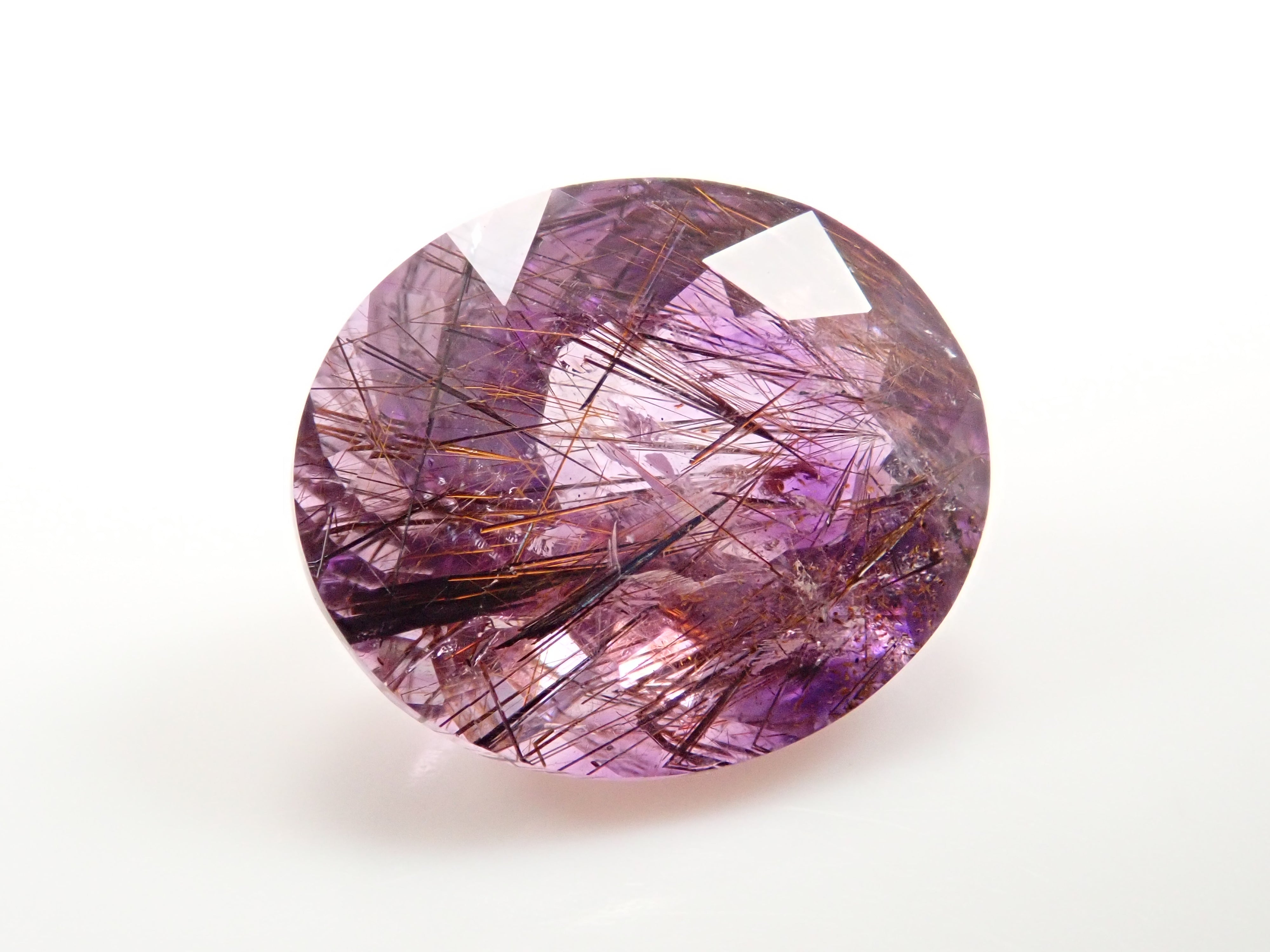 【12559896掲載】ブラジル産エレスチャルアメジスト 3.678ctルース