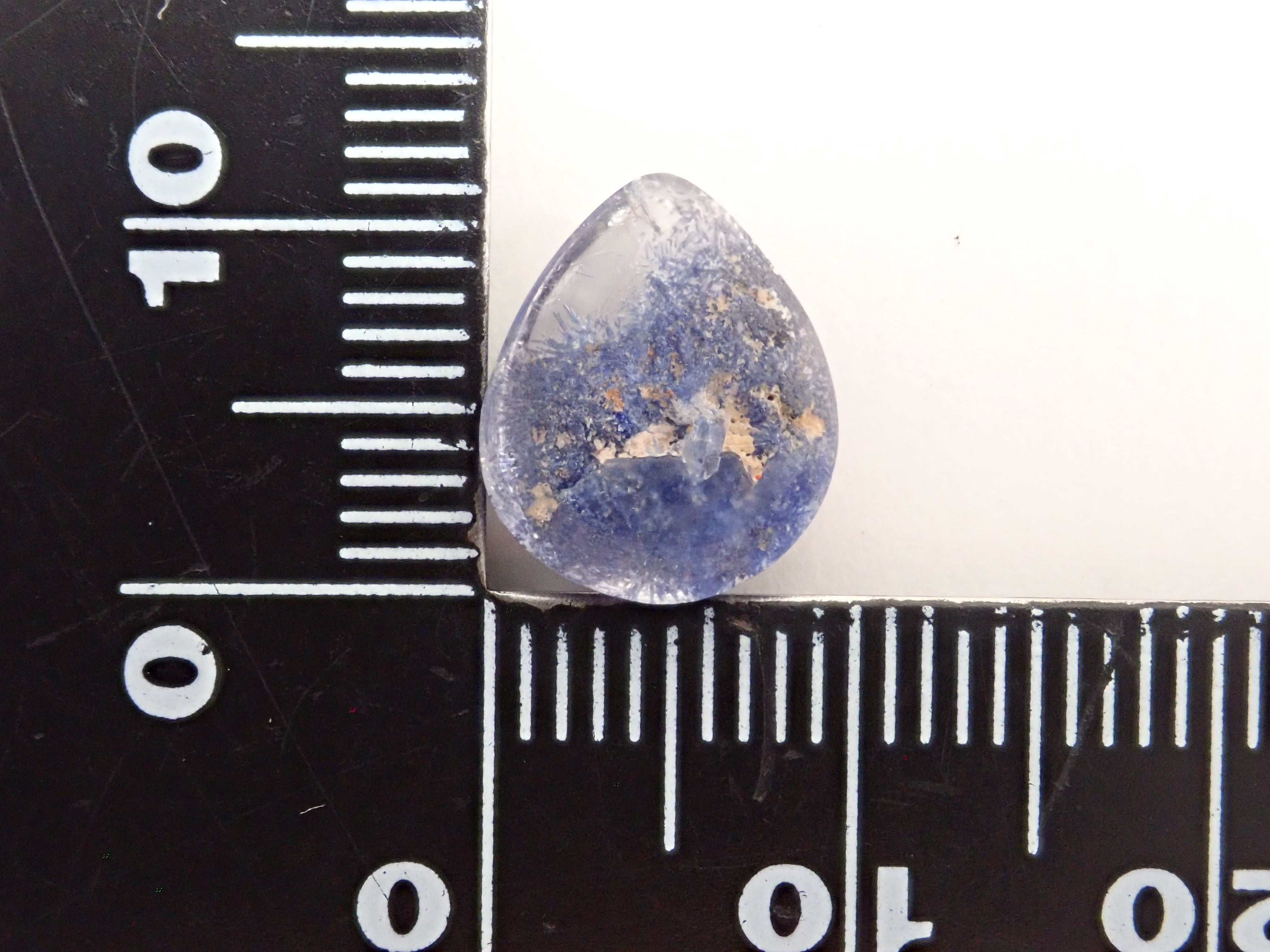 【12561971掲載】ブラジル産デュモルチェライトインクォーツ 3.253ctルース