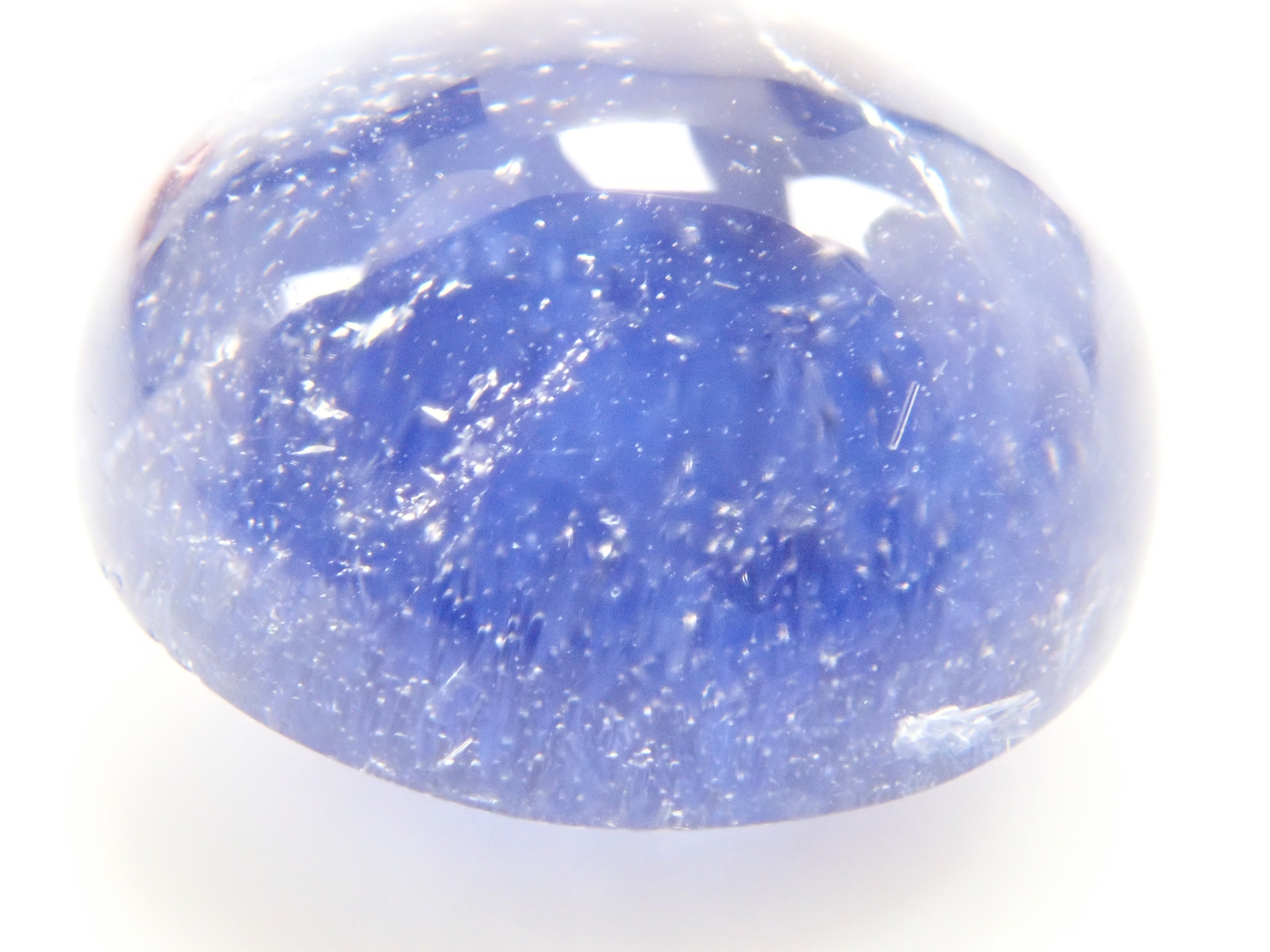 【12561972掲載】ブラジル産デュモルチェライトインクォーツ 2.450ctルース