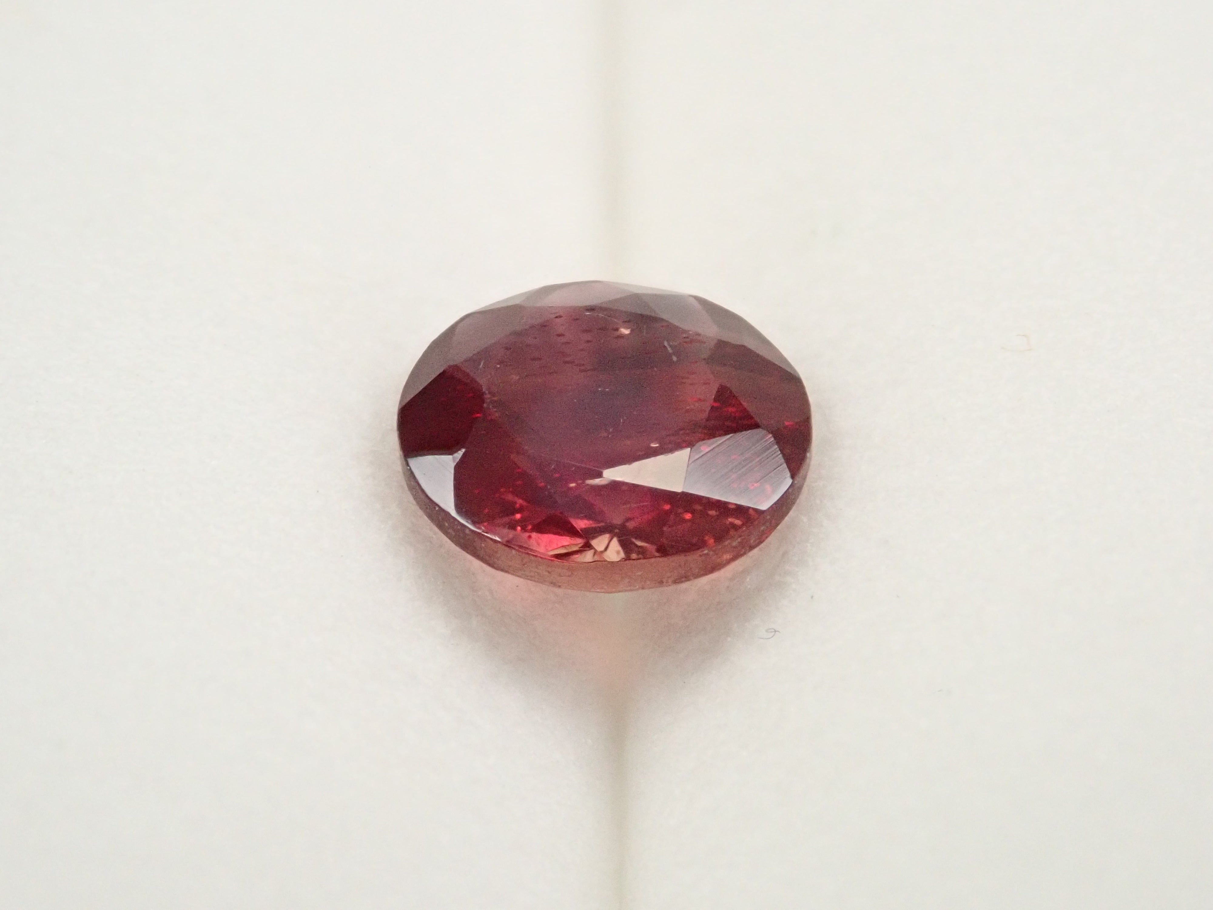 アメリカ産オレゴンサンストーン 7.0mm/1.169ctルース