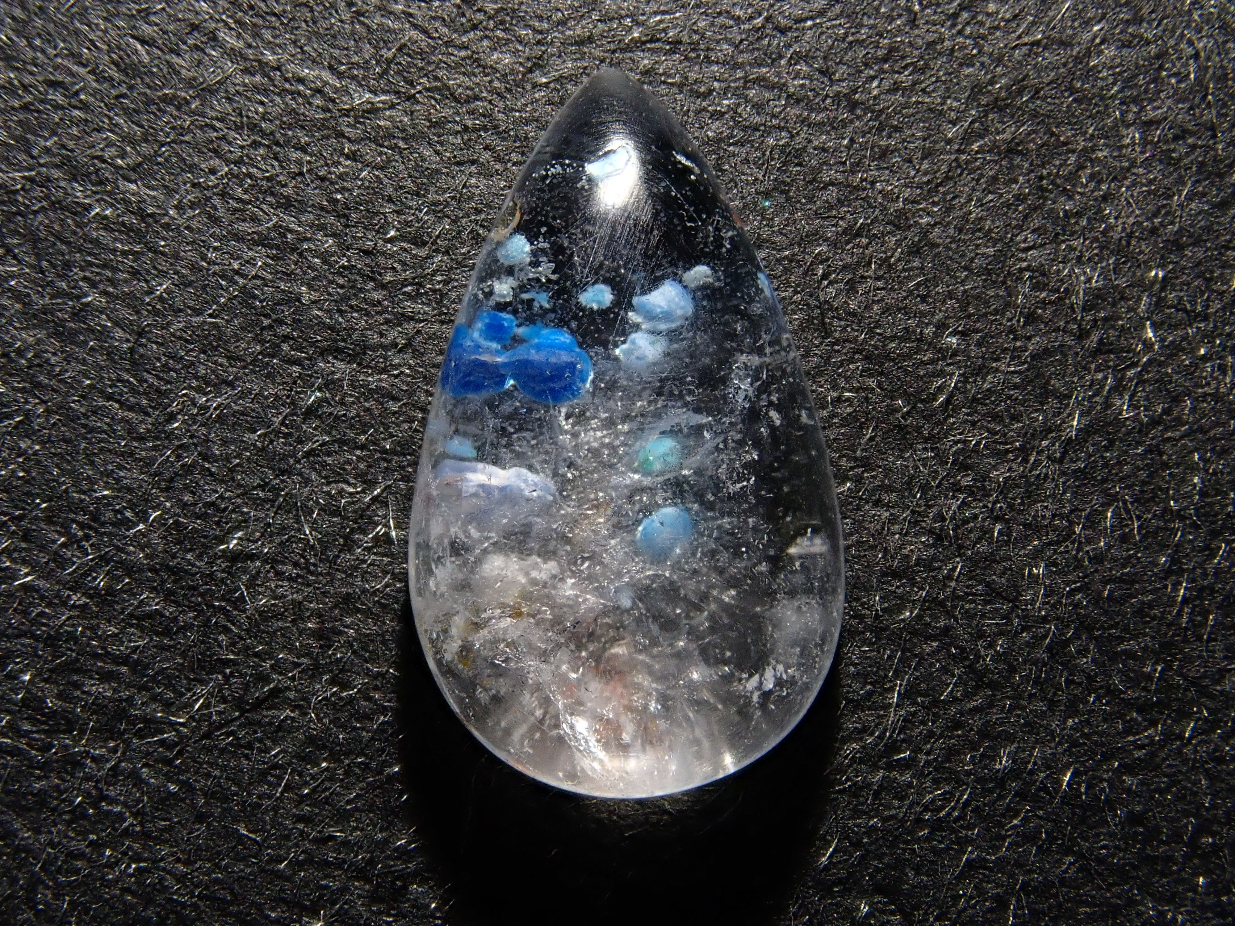 【12561941掲載】ブラジル産メデューサクォーツ（パライバクォーツ） 1.202ctルース