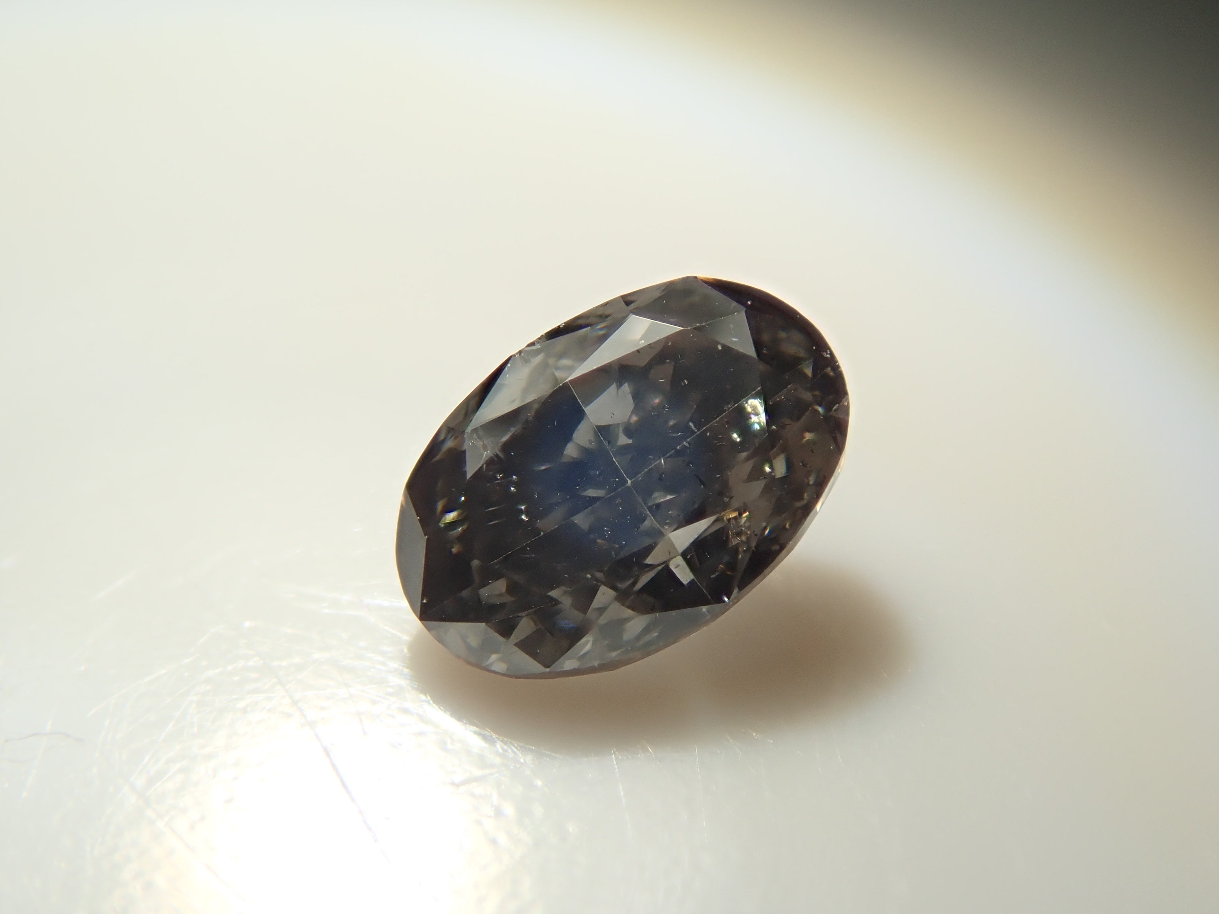 【32501859掲載】グレーダイヤモンド 0.158ctルース(FANCY DARK GRAY, I-1)