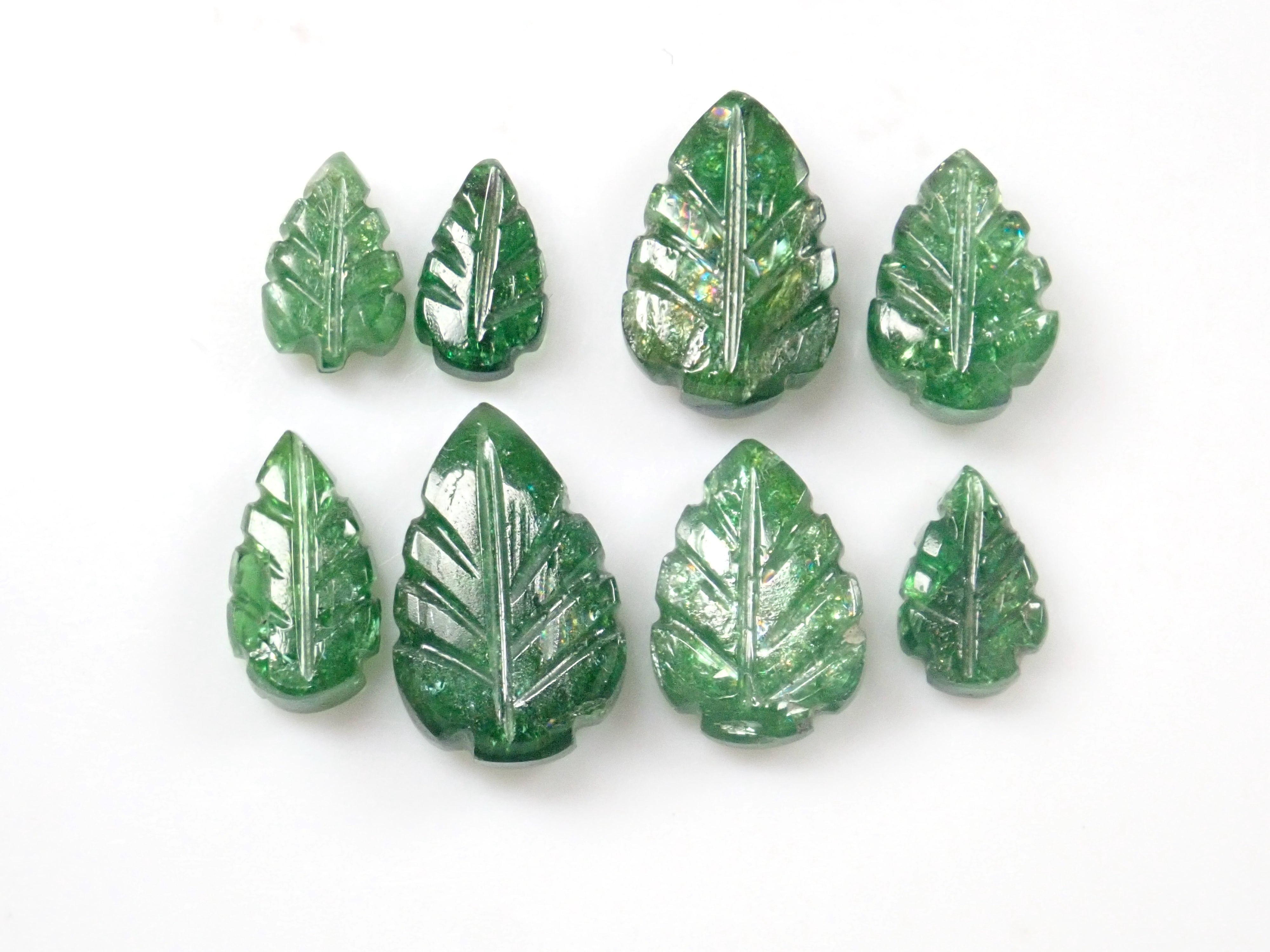 Limited to 8 stones Tsavorite + Emerald Loose 2 stone set Multiple purchase discounts available Multiple purchase discounts available