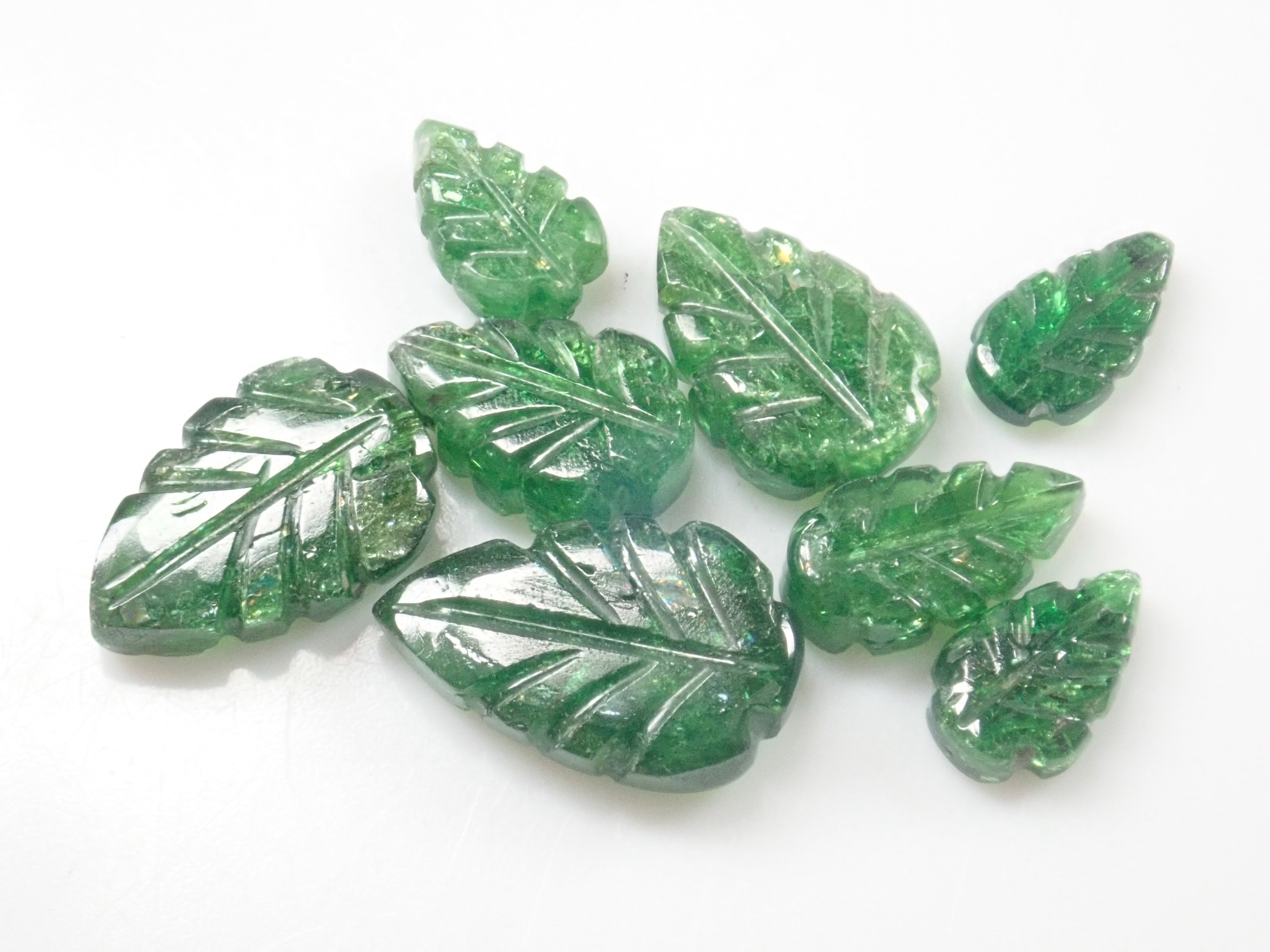 Limited to 8 stones Tsavorite + Emerald Loose 2 stone set Multiple purchase discounts available Multiple purchase discounts available