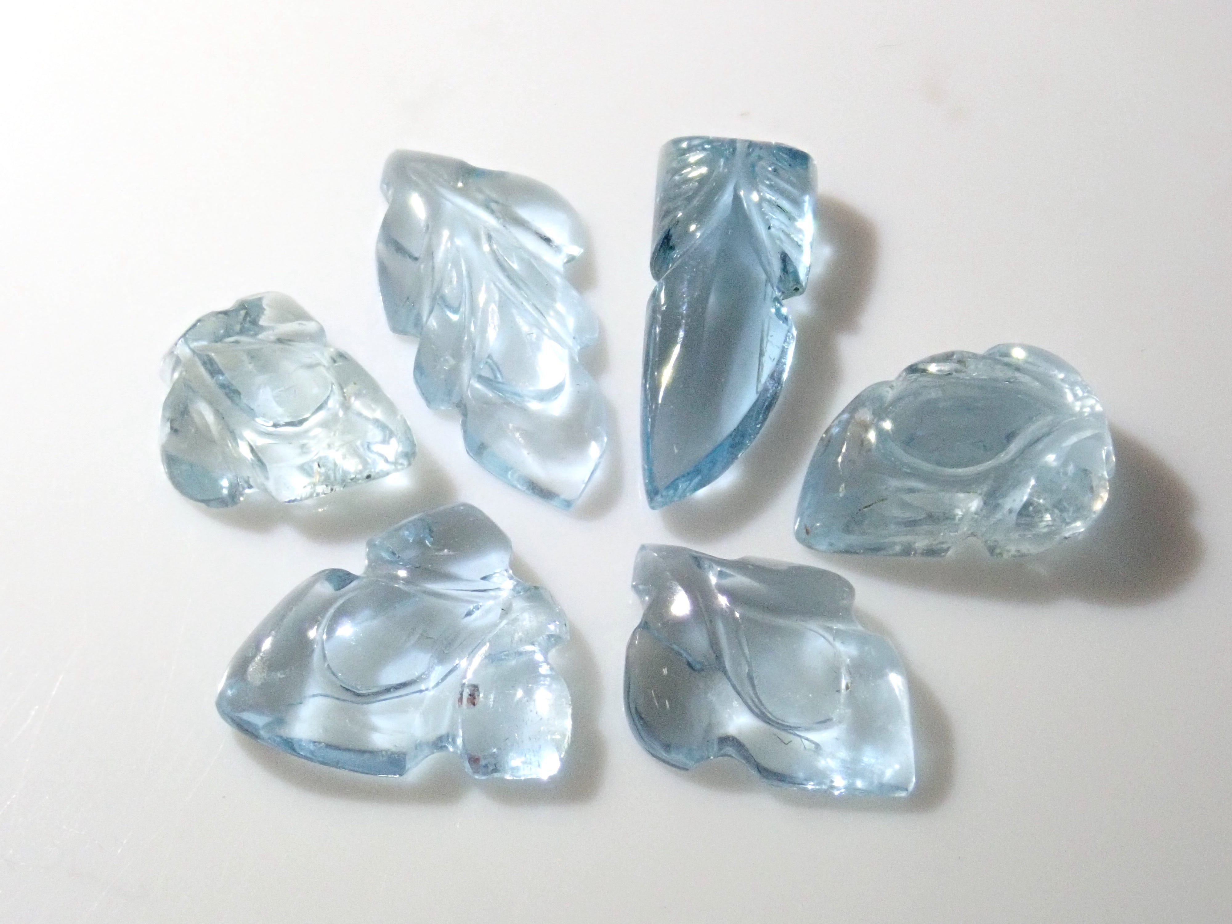 Limited to 6 stones: Aquamarine + Iolite loose stone set of 2 (March birthstone) Multiple purchase discounts available