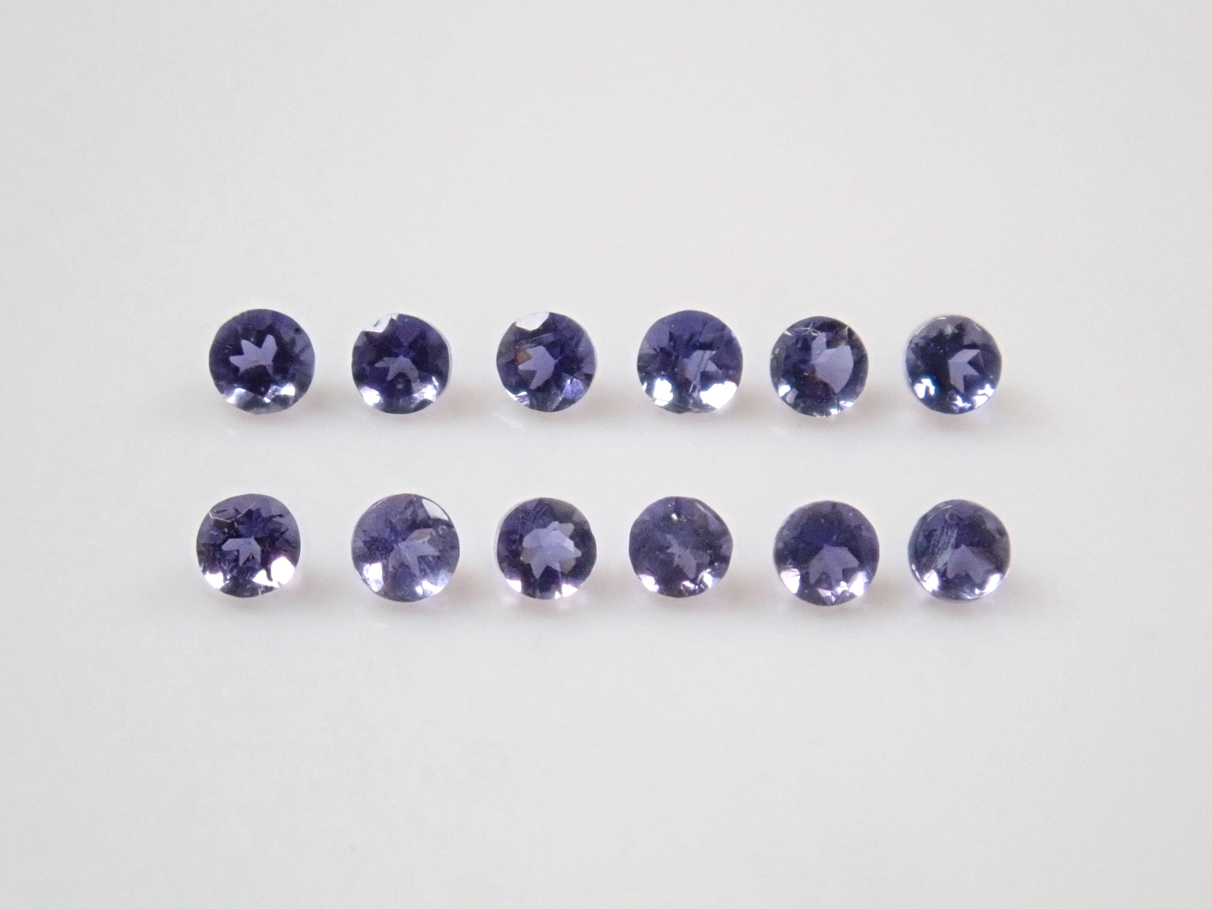 Limited to 6 stones: Aquamarine + Iolite loose stone set of 2 (March birthstone) Multiple purchase discounts available