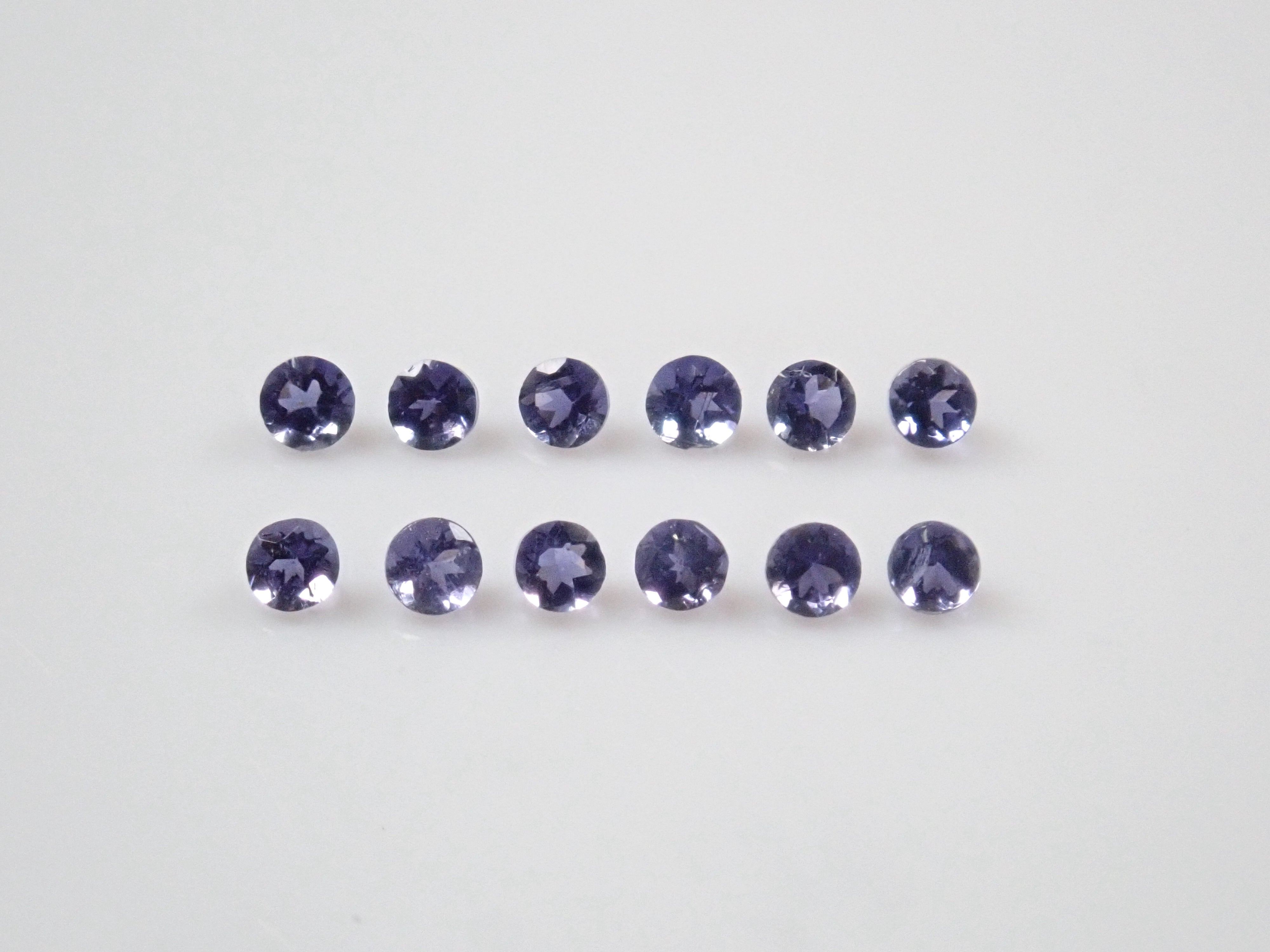 Limited to 6 stones: Aquamarine + Iolite loose stone set of 2 (March birthstone) Multiple purchase discounts available