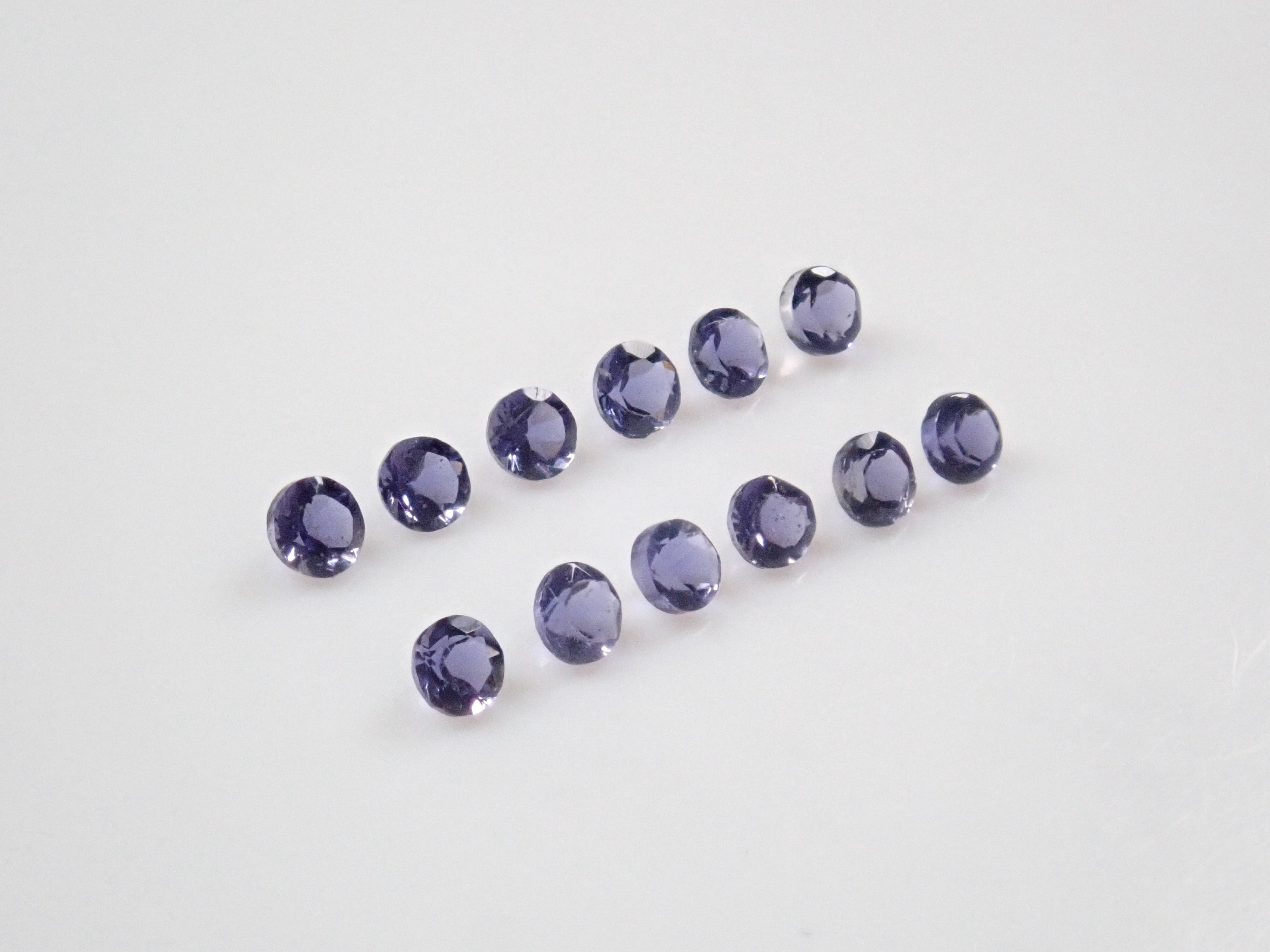 Limited to 6 stones: Aquamarine + Iolite loose stone set of 2 (March birthstone) Multiple purchase discounts available