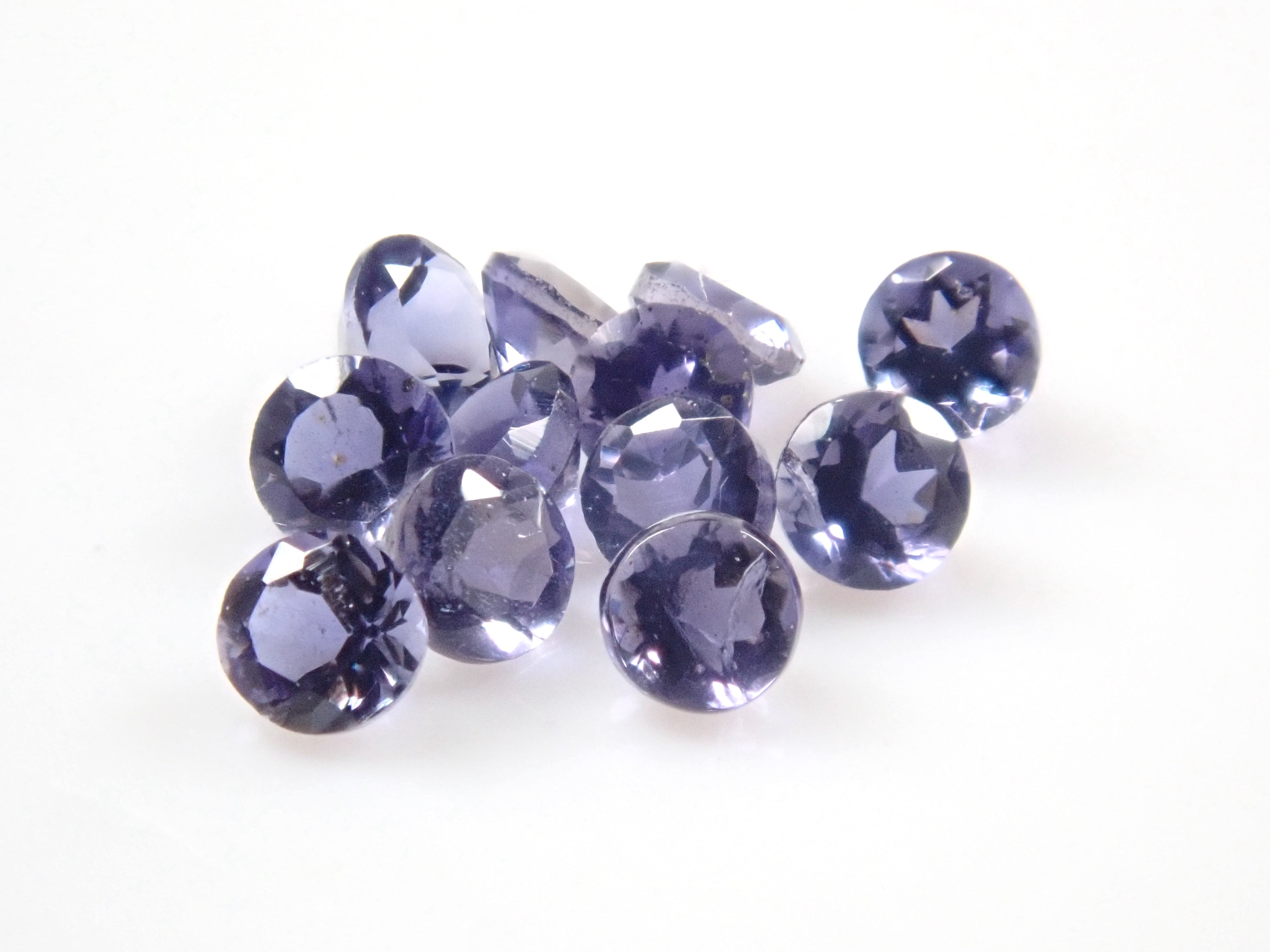 Limited to 6 stones: Aquamarine + Iolite loose stone set of 2 (March birthstone) Multiple purchase discounts available