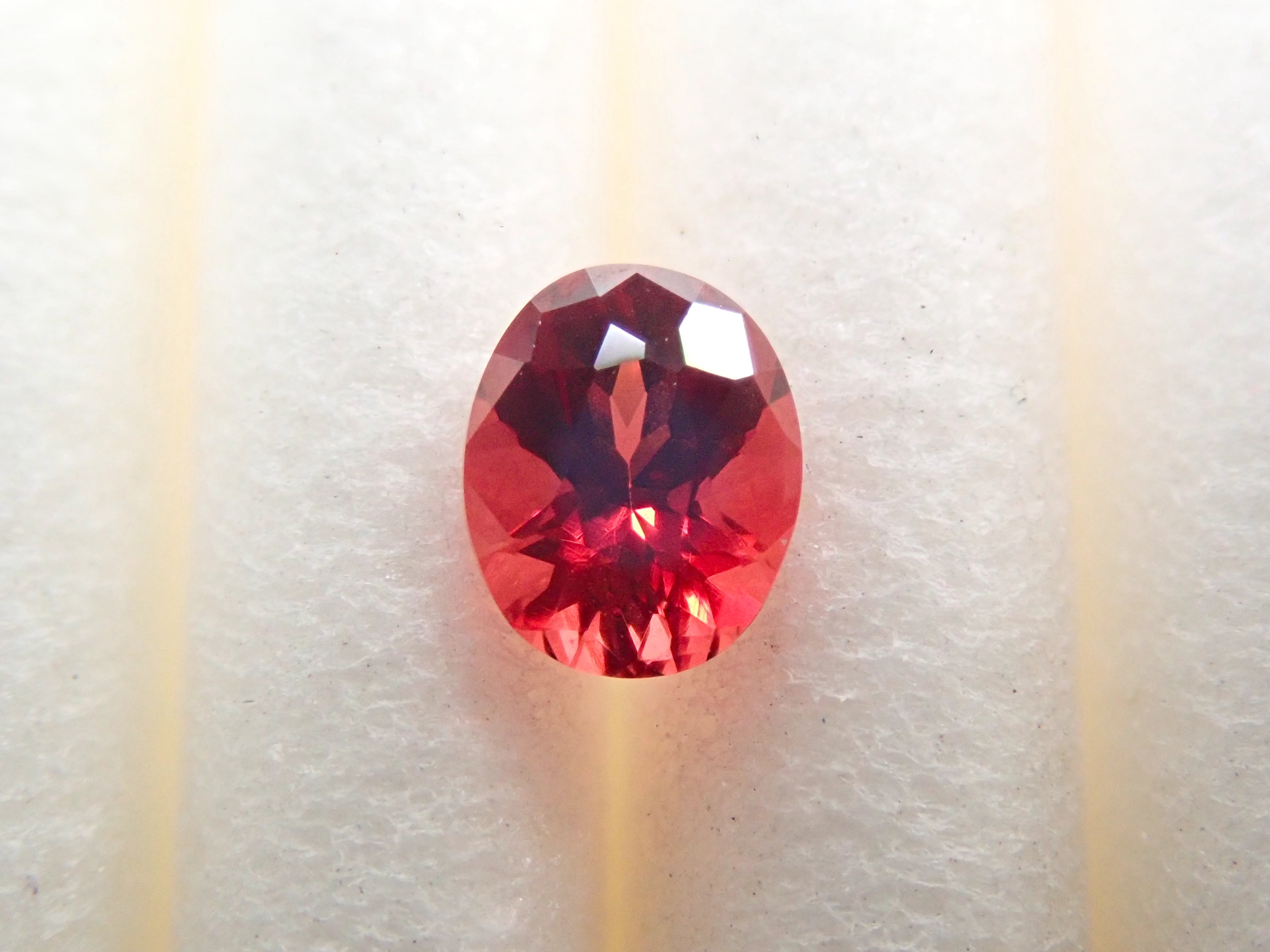 Red spinel 0.176ct loose