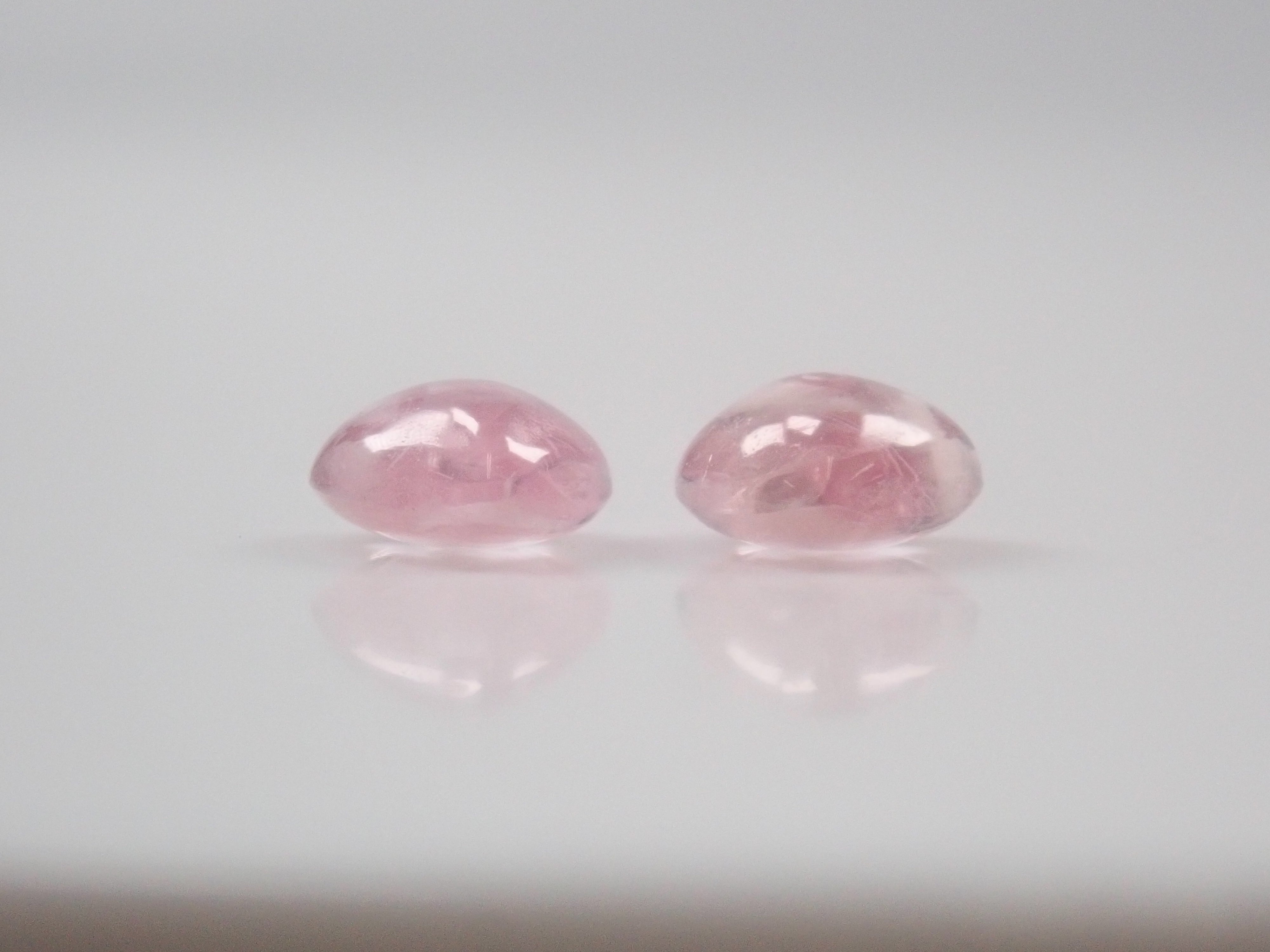 【2/28 22時販売】《限定2石》グリーンランド産ピンクサファイア1石ルース（5.0mm,ハートシェイプ,証明書付）《複数購入割引有》