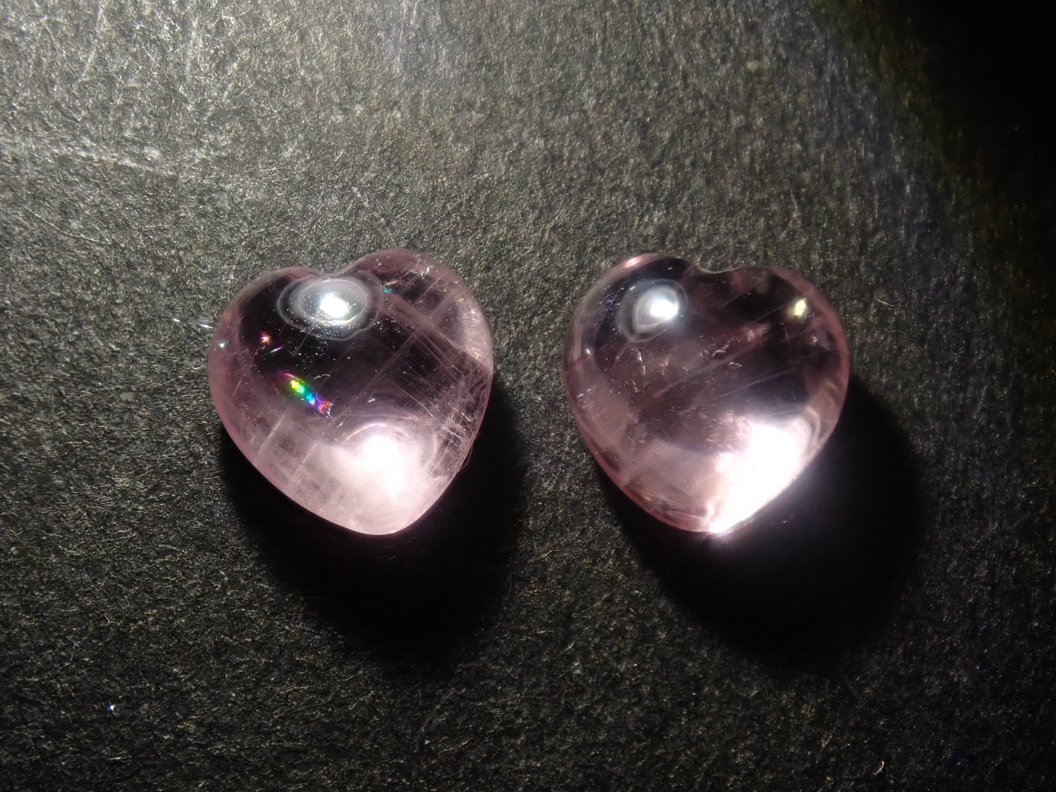 【2/28 22時販売】《限定2石》グリーンランド産ピンクサファイア1石ルース（5.0mm,ハートシェイプ,証明書付）《複数購入割引有》