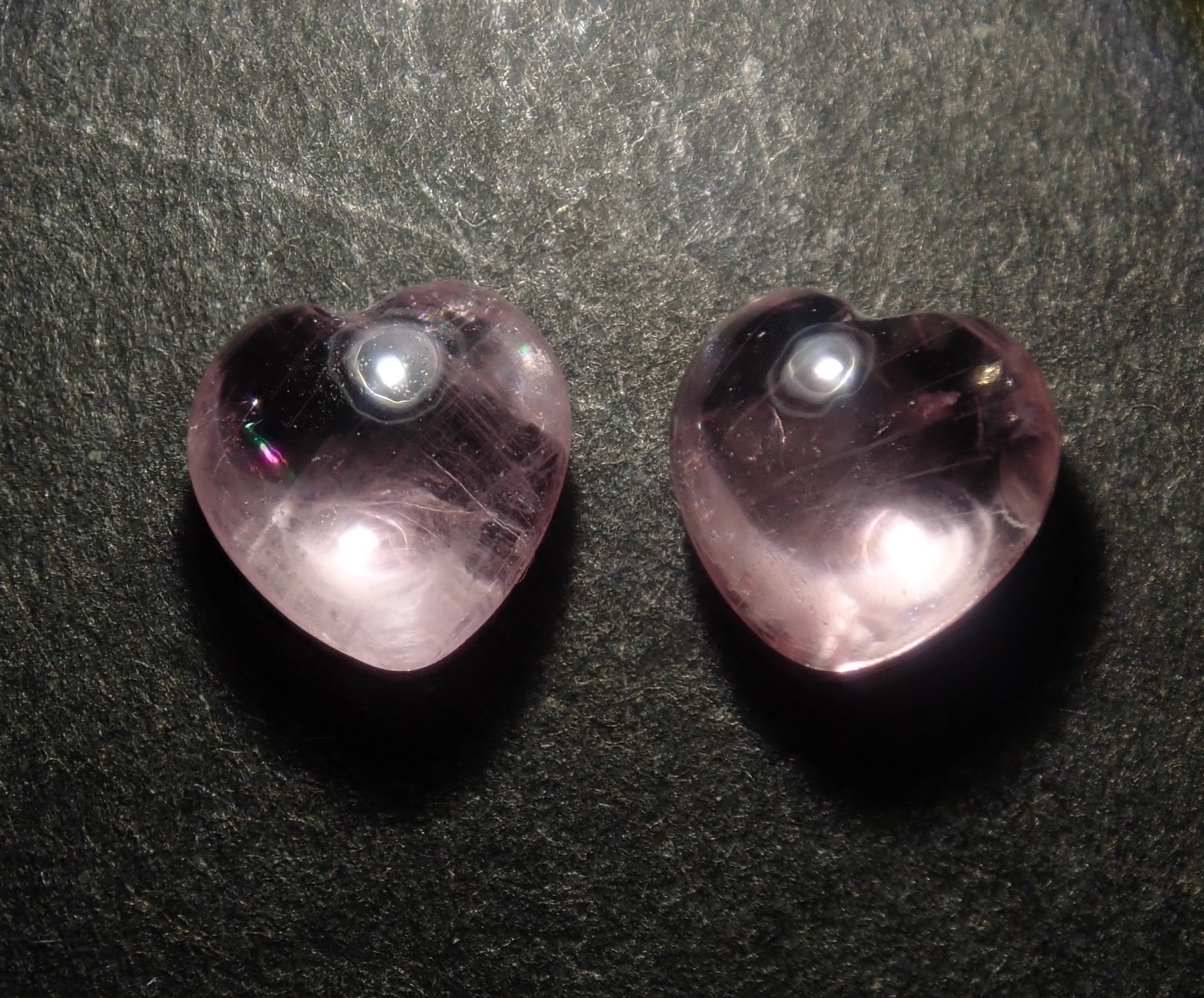 【2/28 22時販売】《限定2石》グリーンランド産ピンクサファイア1石ルース（5.0mm,ハートシェイプ,証明書付）《複数購入割引有》