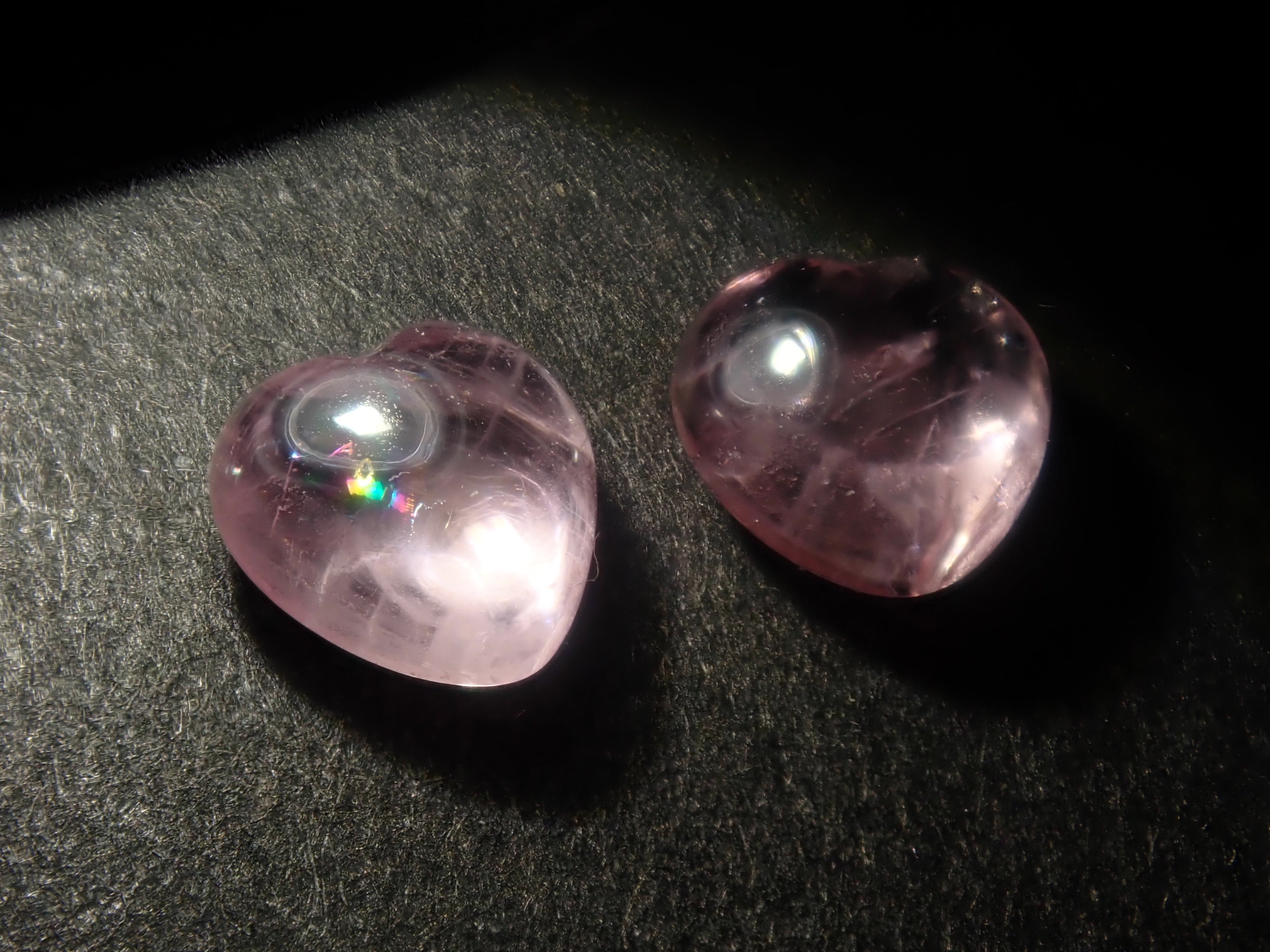 【2/28 22時販売】《限定2石》グリーンランド産ピンクサファイア1石ルース（5.0mm,ハートシェイプ,証明書付）《複数購入割引有》