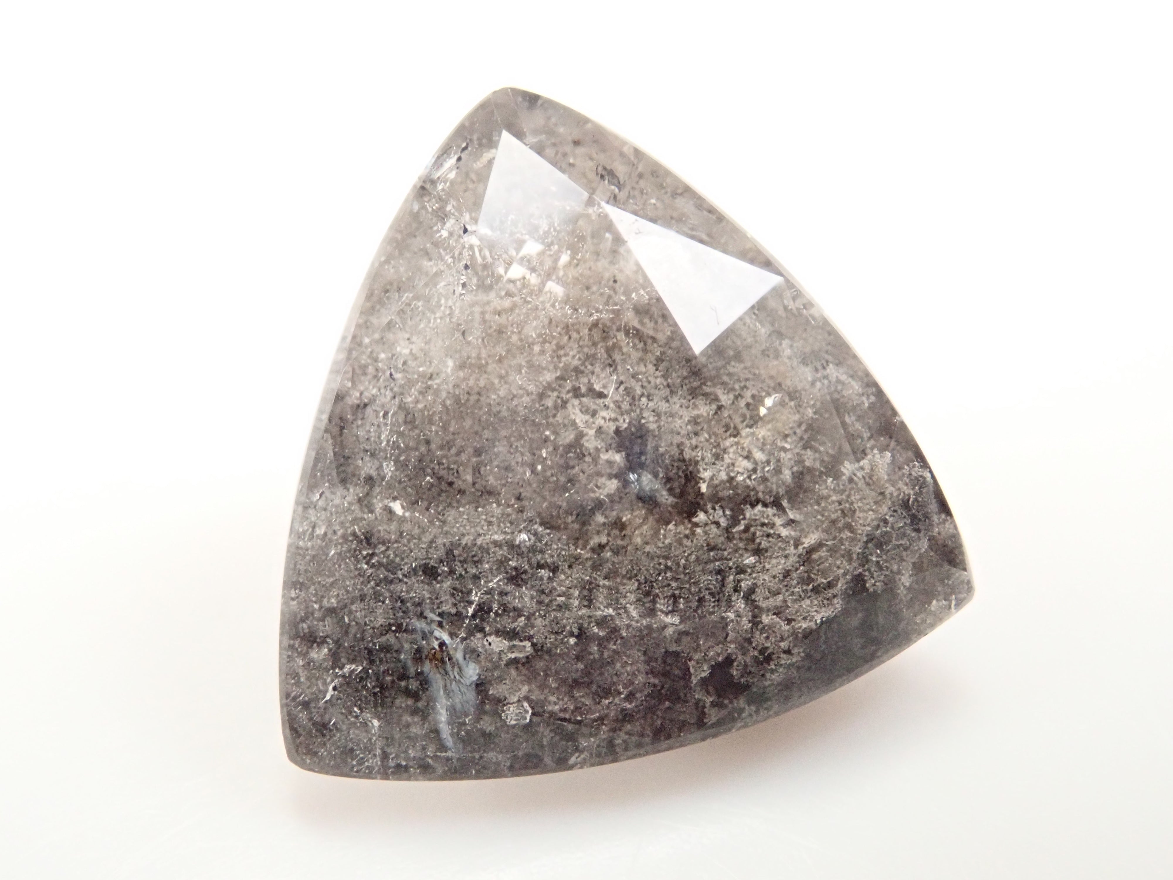 【12561990掲載】ブラジル産ブラックガーデンクォーツ 4.278ctルース