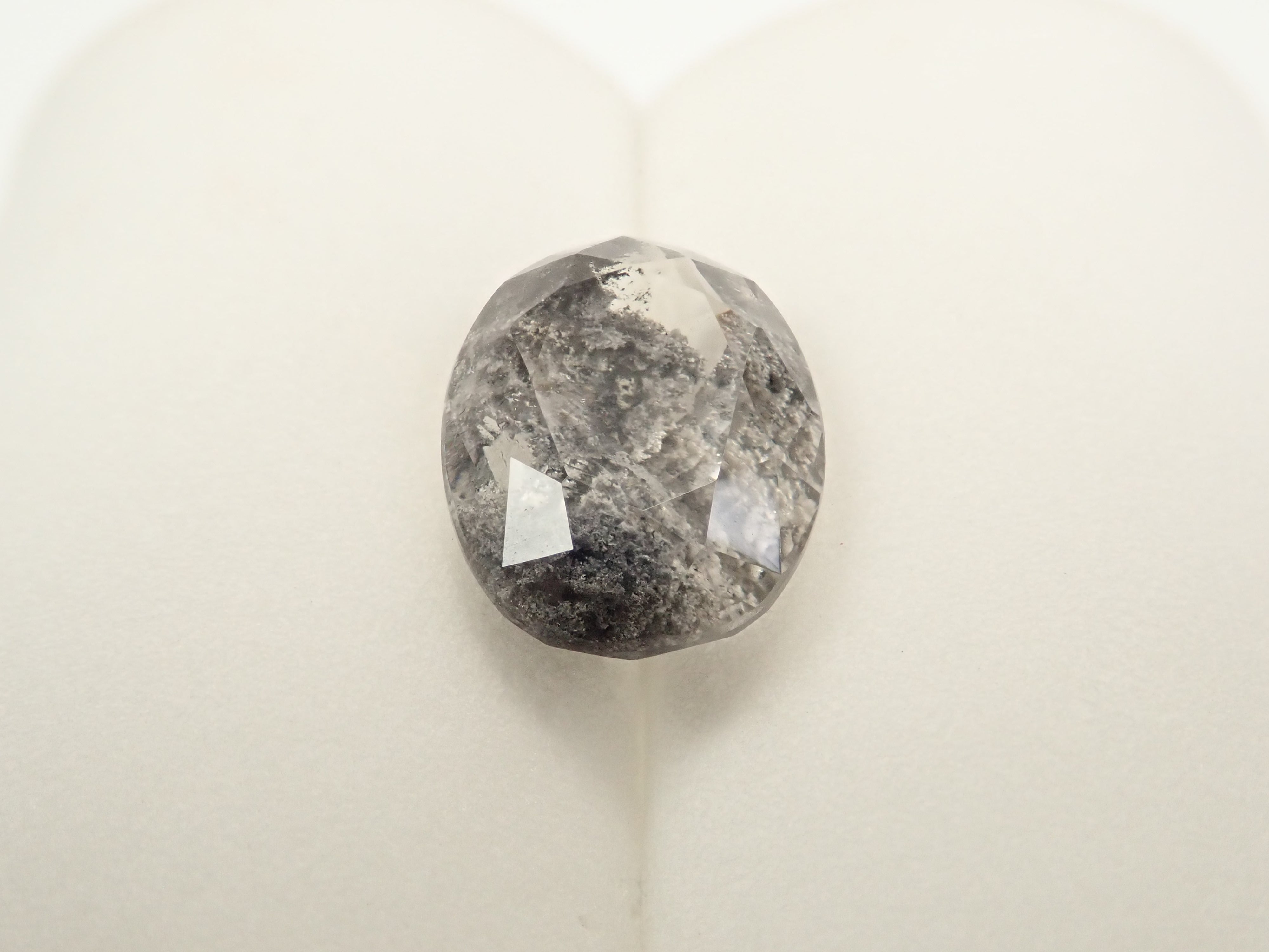 【12561991掲載】ブラジル産ブラックガーデンクォーツ 5.722ctルース